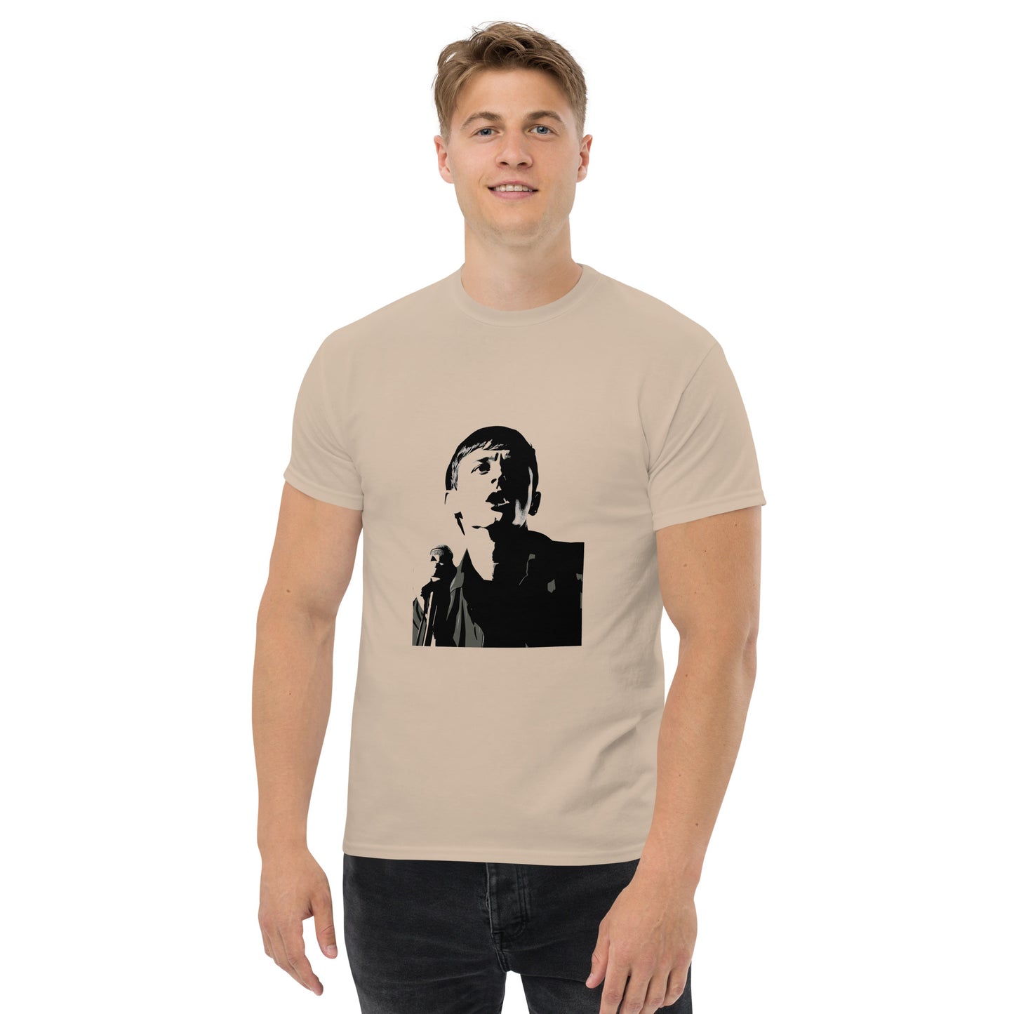 Ian Curtis Drawing Unisex classic tee