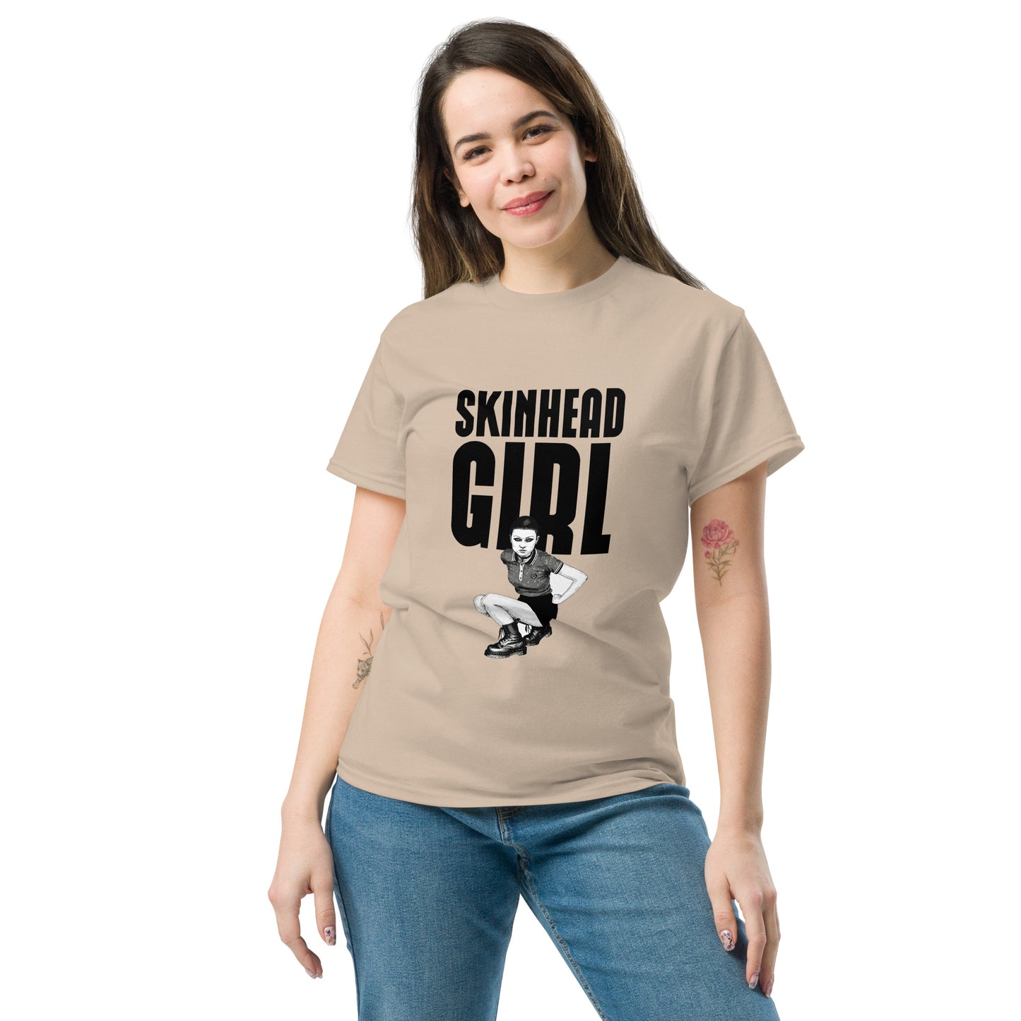 Skinhead girl Unisex classic tee