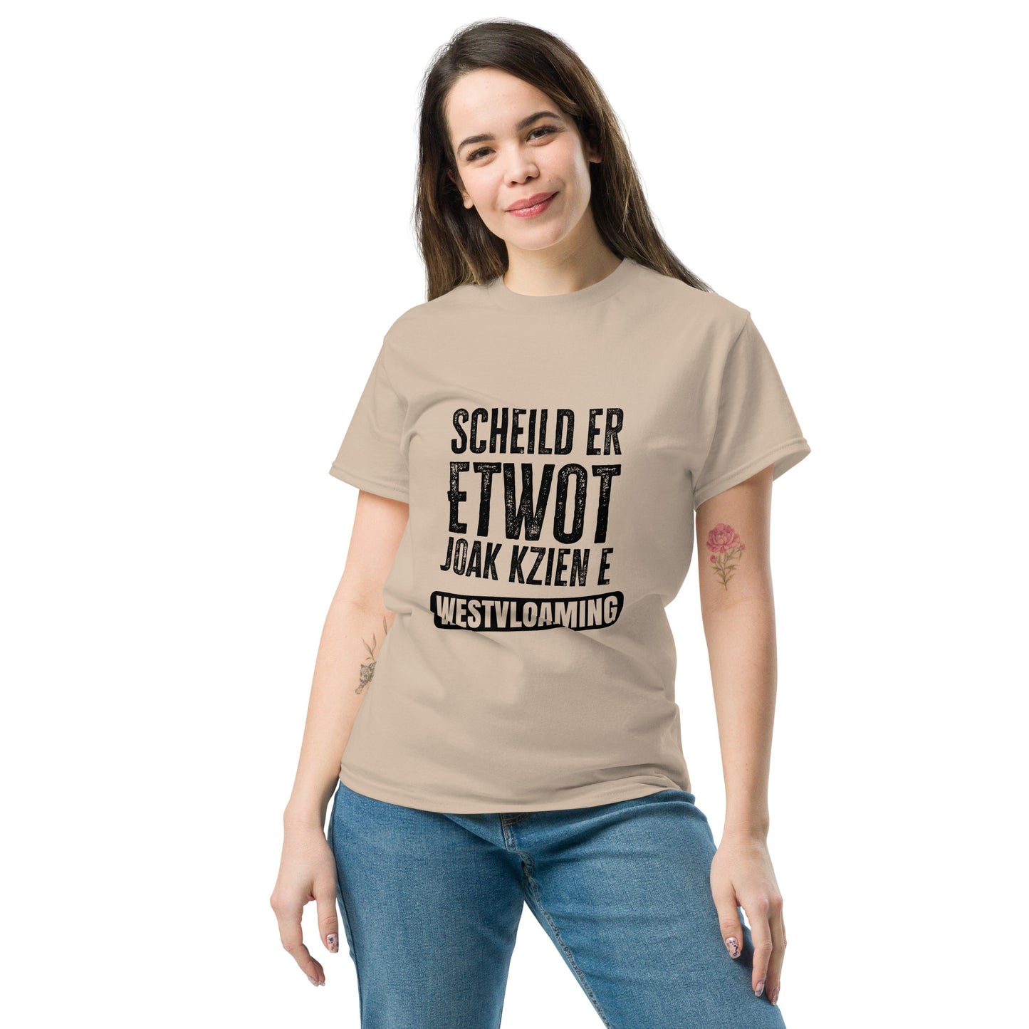 Scheild er etwot Westvloaming Unisex classic tee