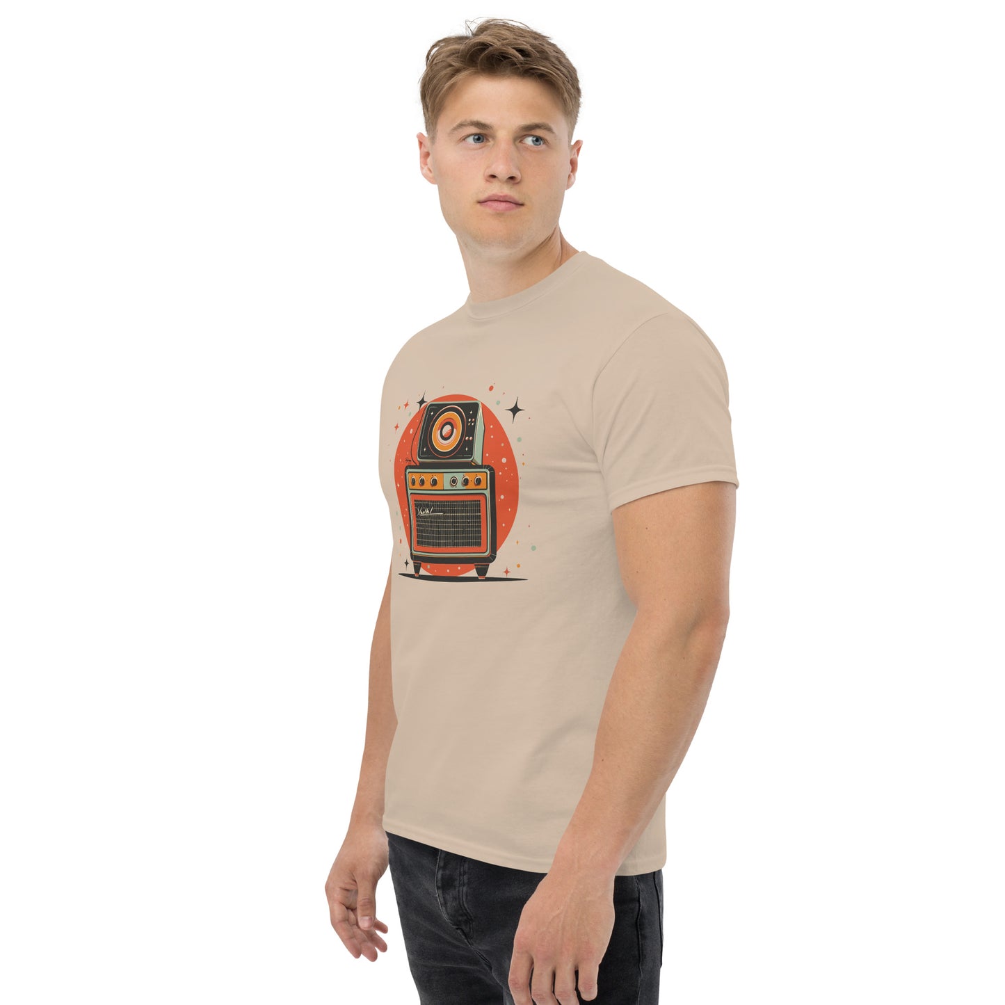 old school amplifier Unisex classic tee