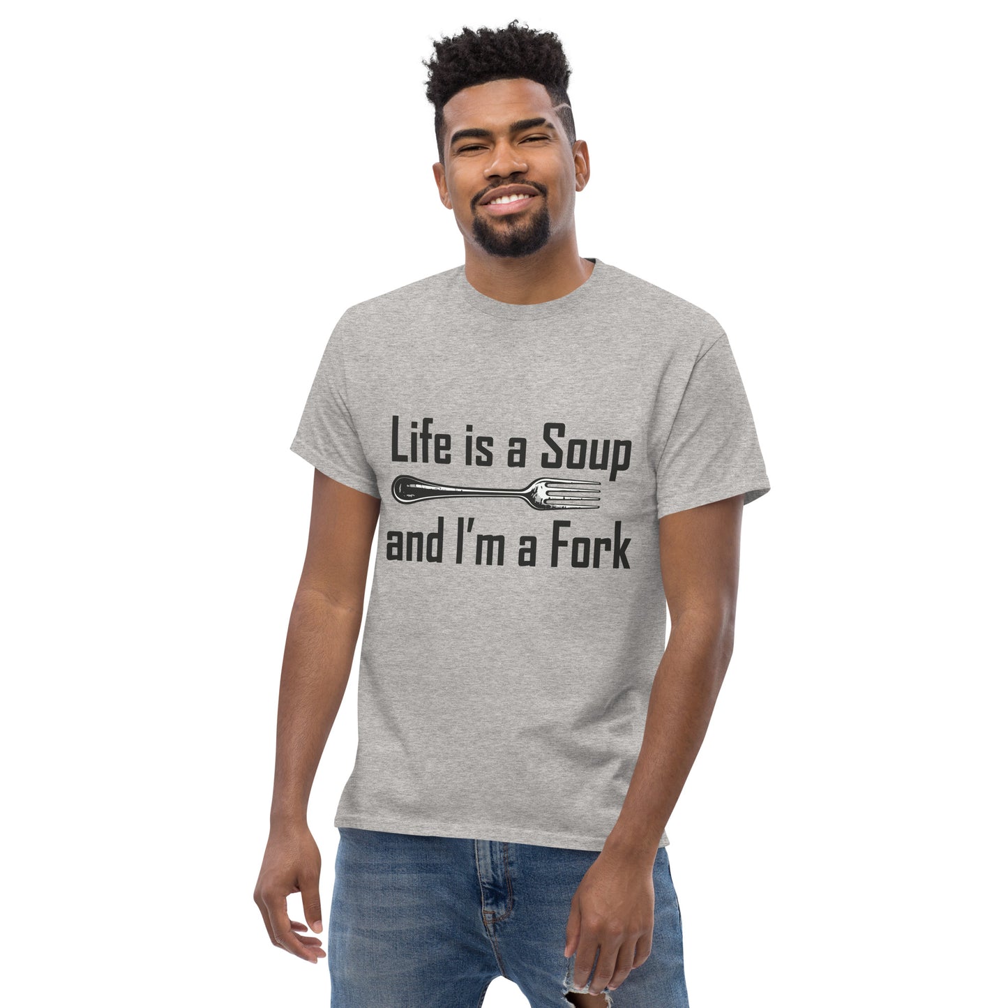 life is a soup Unisex classic tee