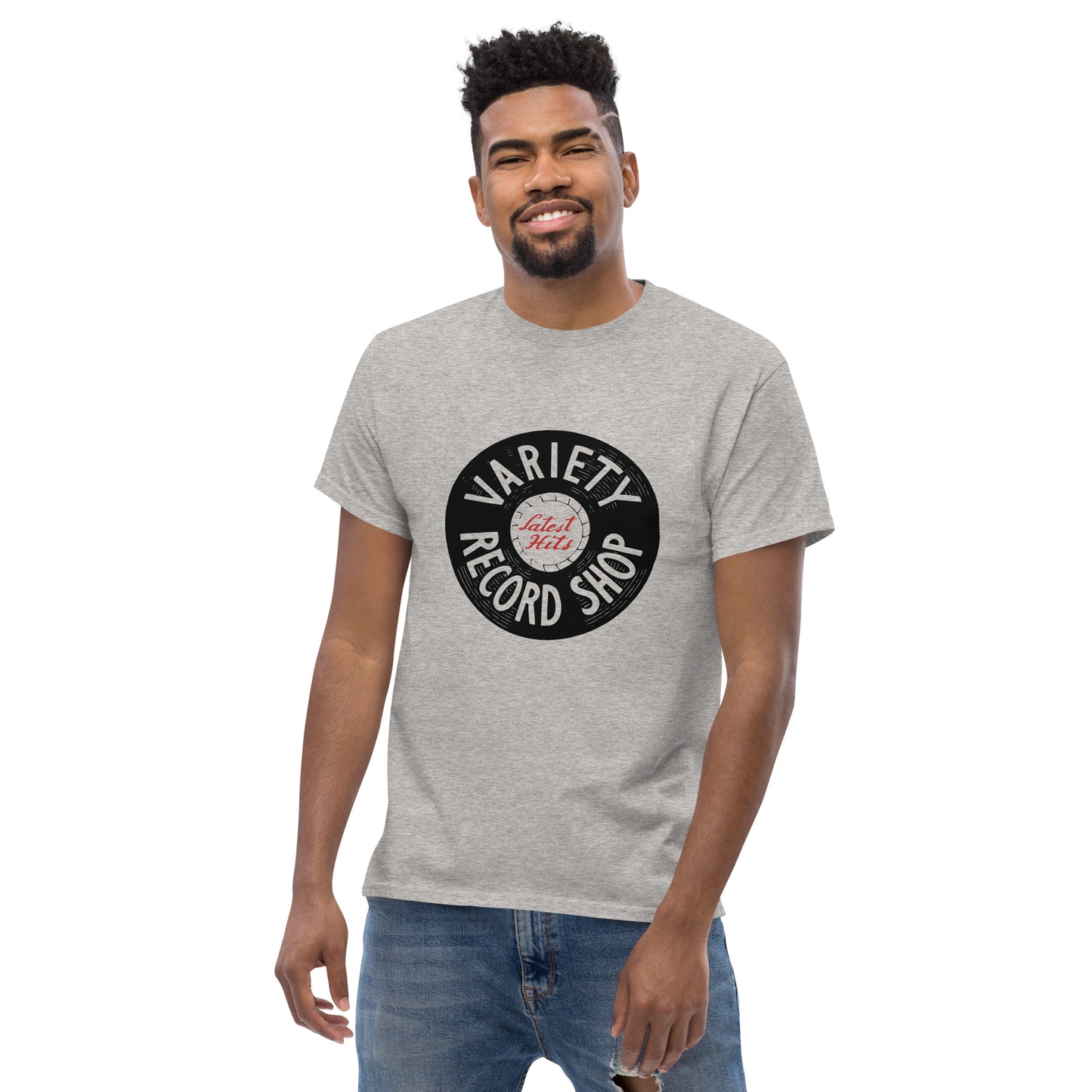 Old school variety records Unisex classic tee