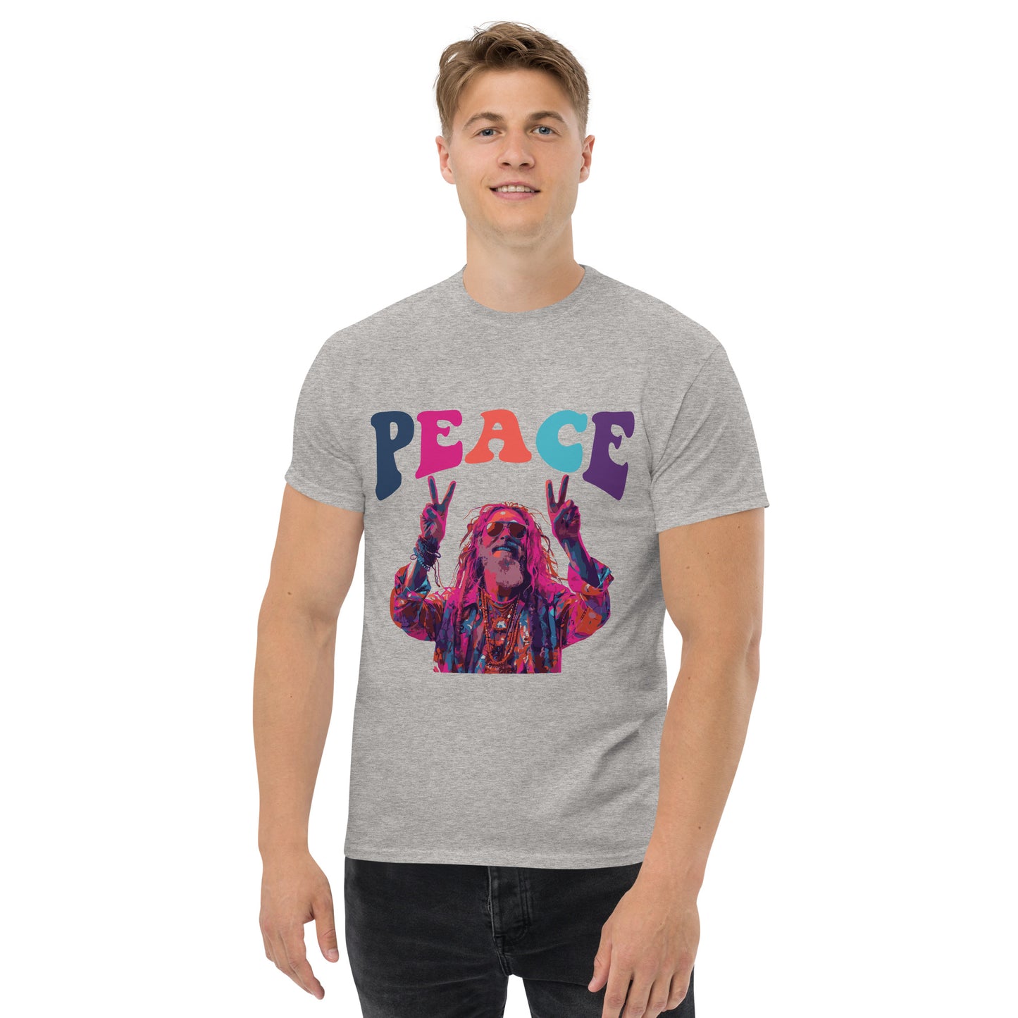 Peace Hippie Unisex classic tee