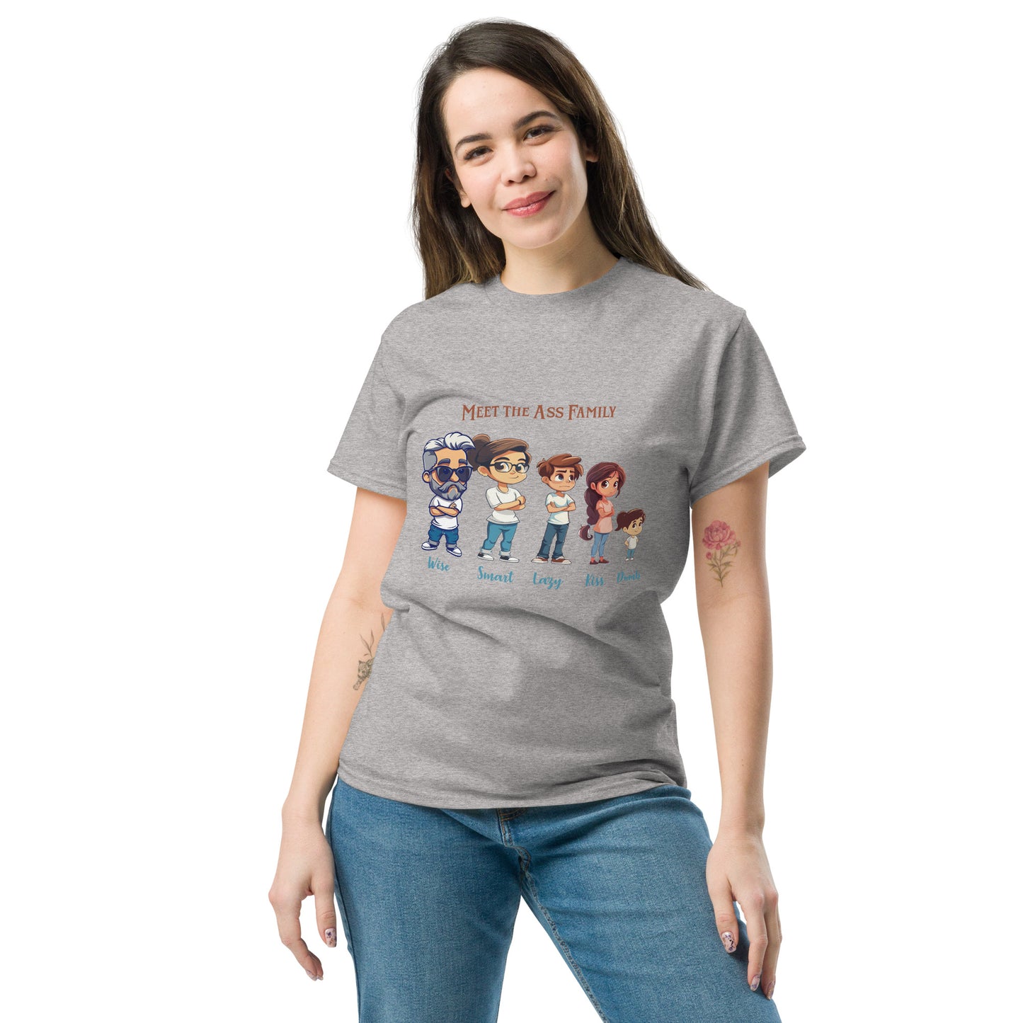 Meet the ass family Unisex classic tee