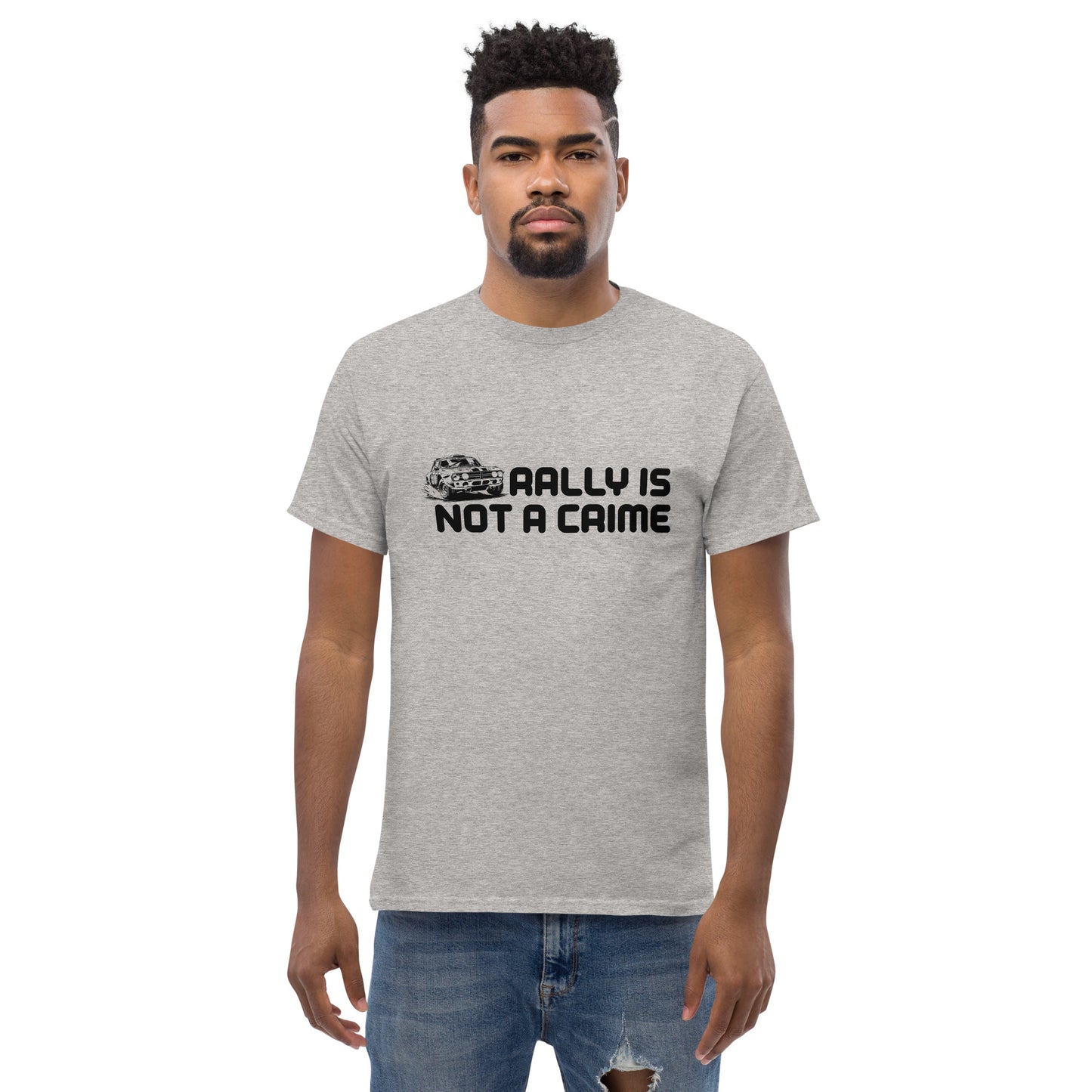 Rally is not a crime Unisex classic tee