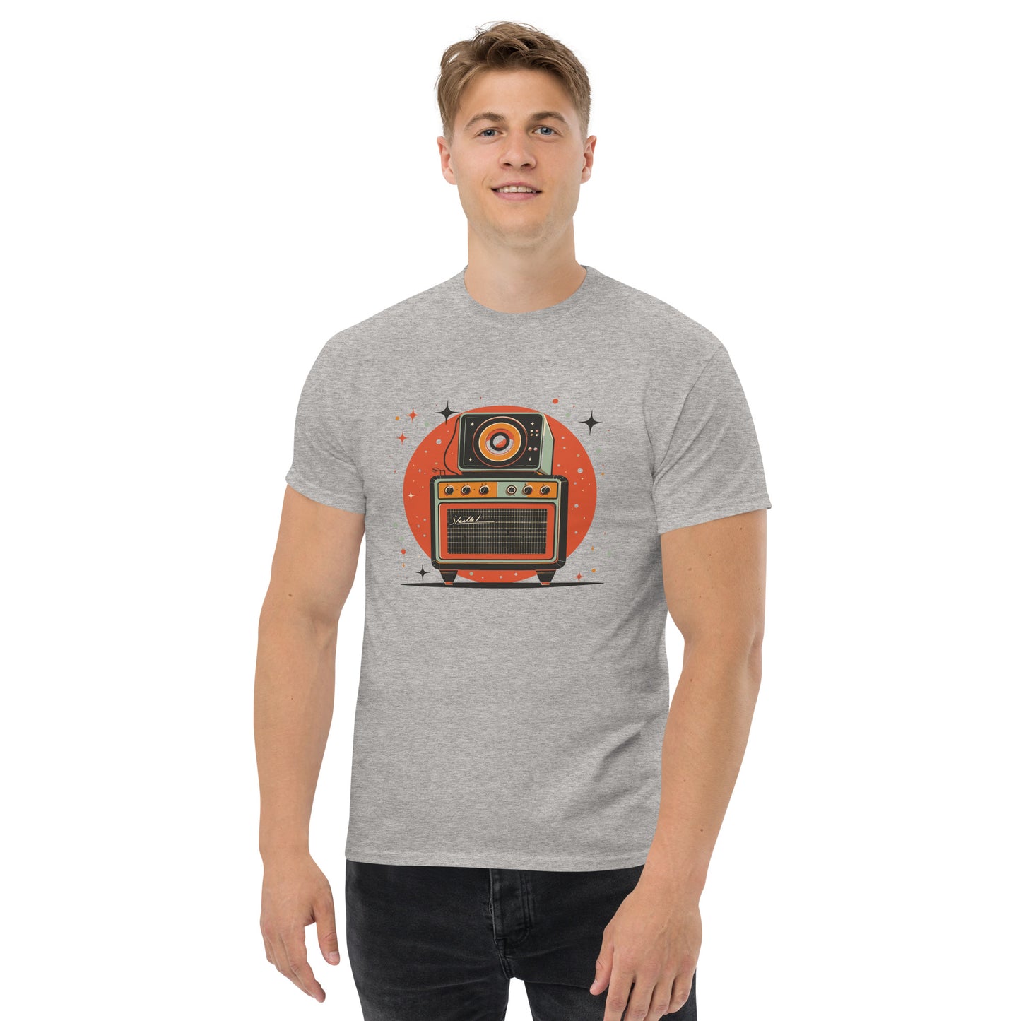 old school amplifier Unisex classic tee