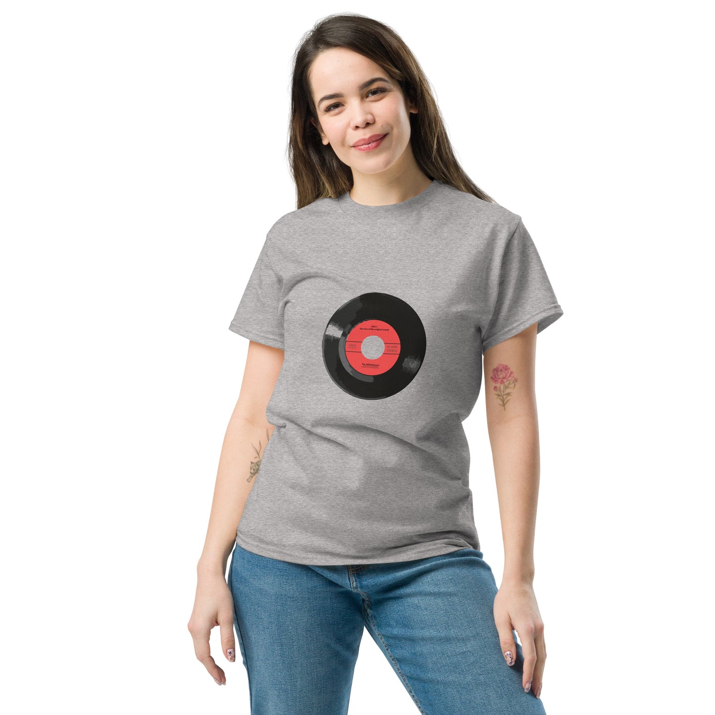 Vinyl single Unisex classic tee