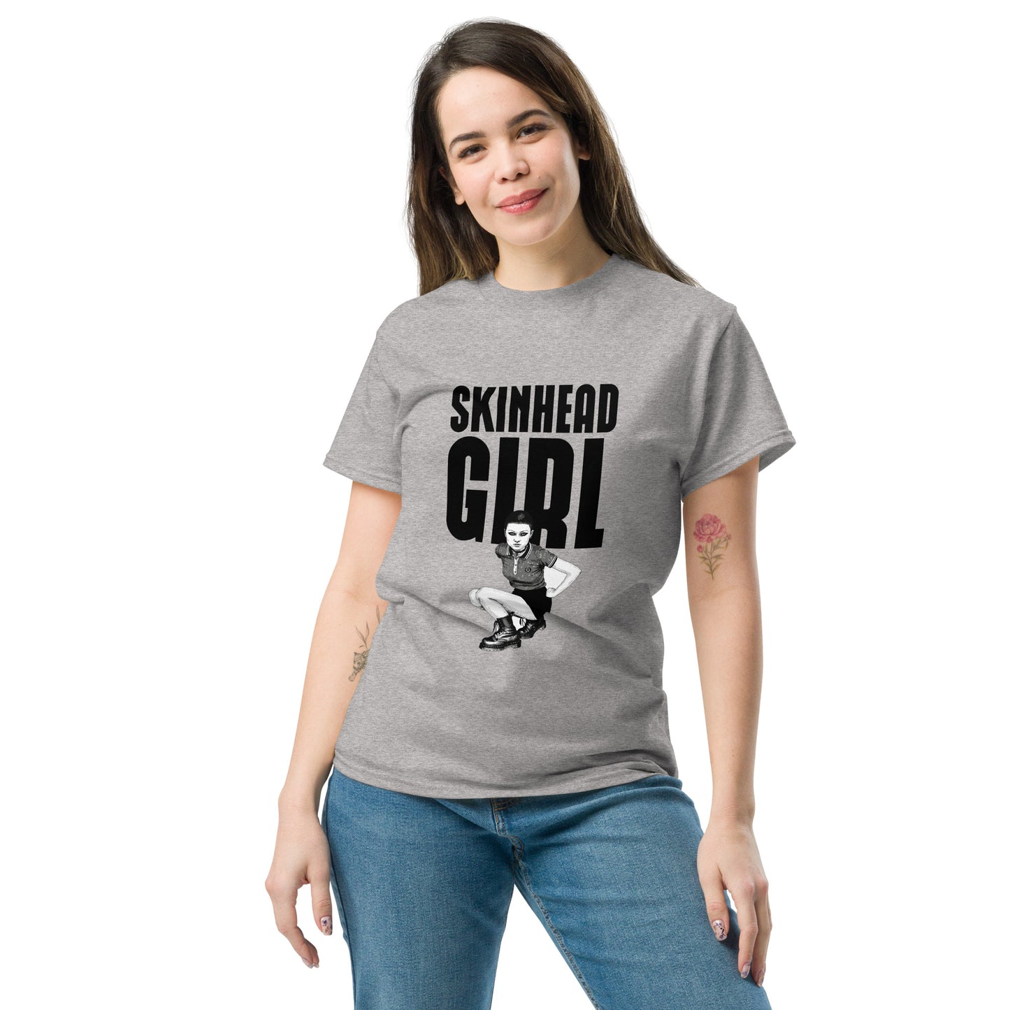 Skinhead girl Unisex classic tee