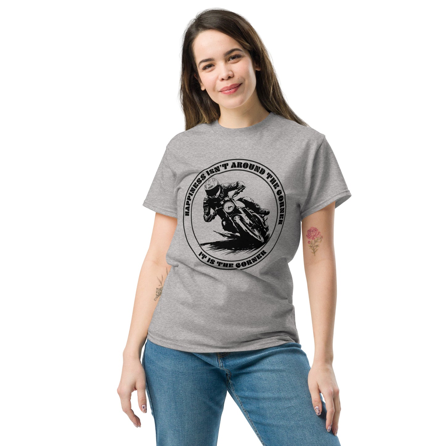 Motorcycle Happyness Unisex classic tee