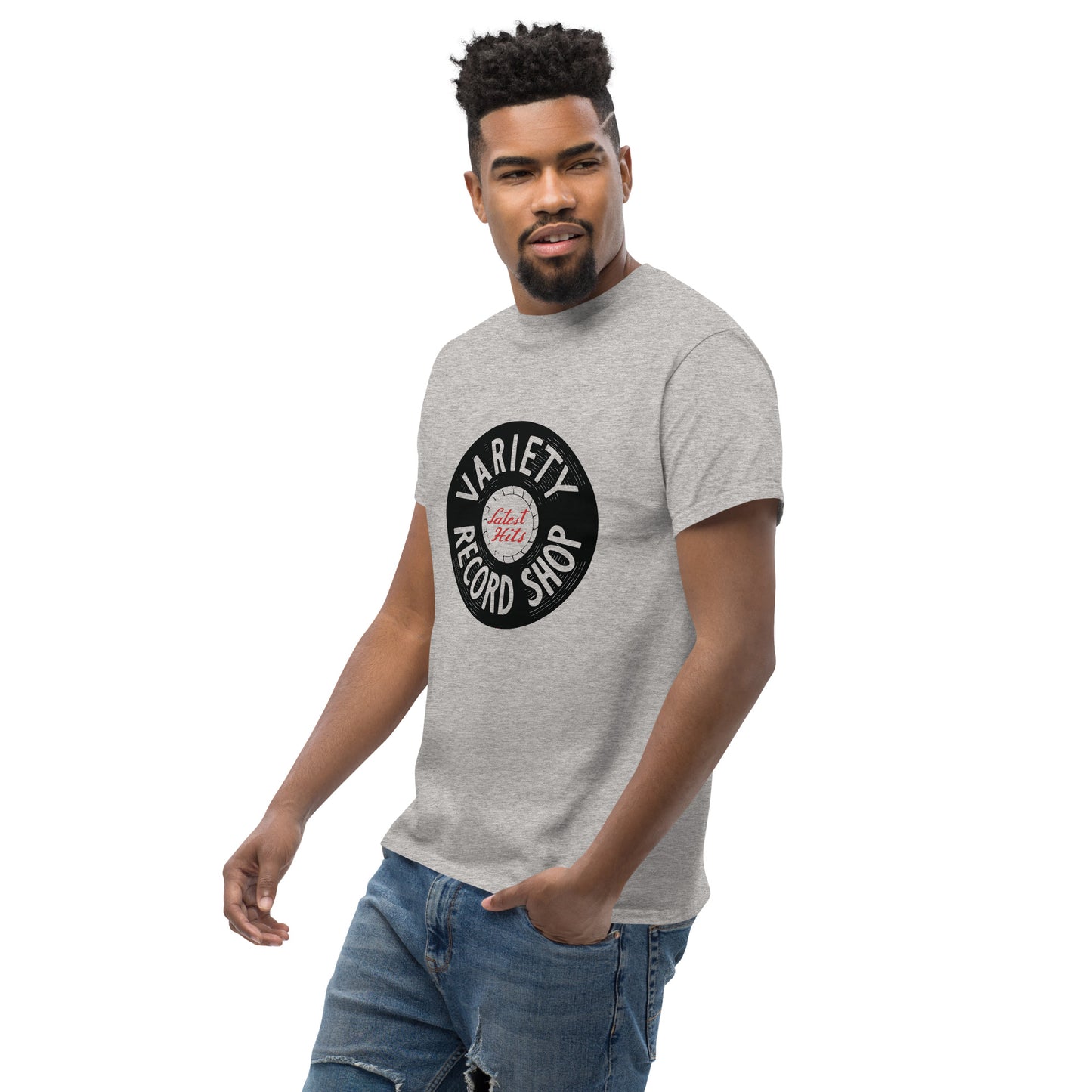 Old school variety records Unisex classic tee