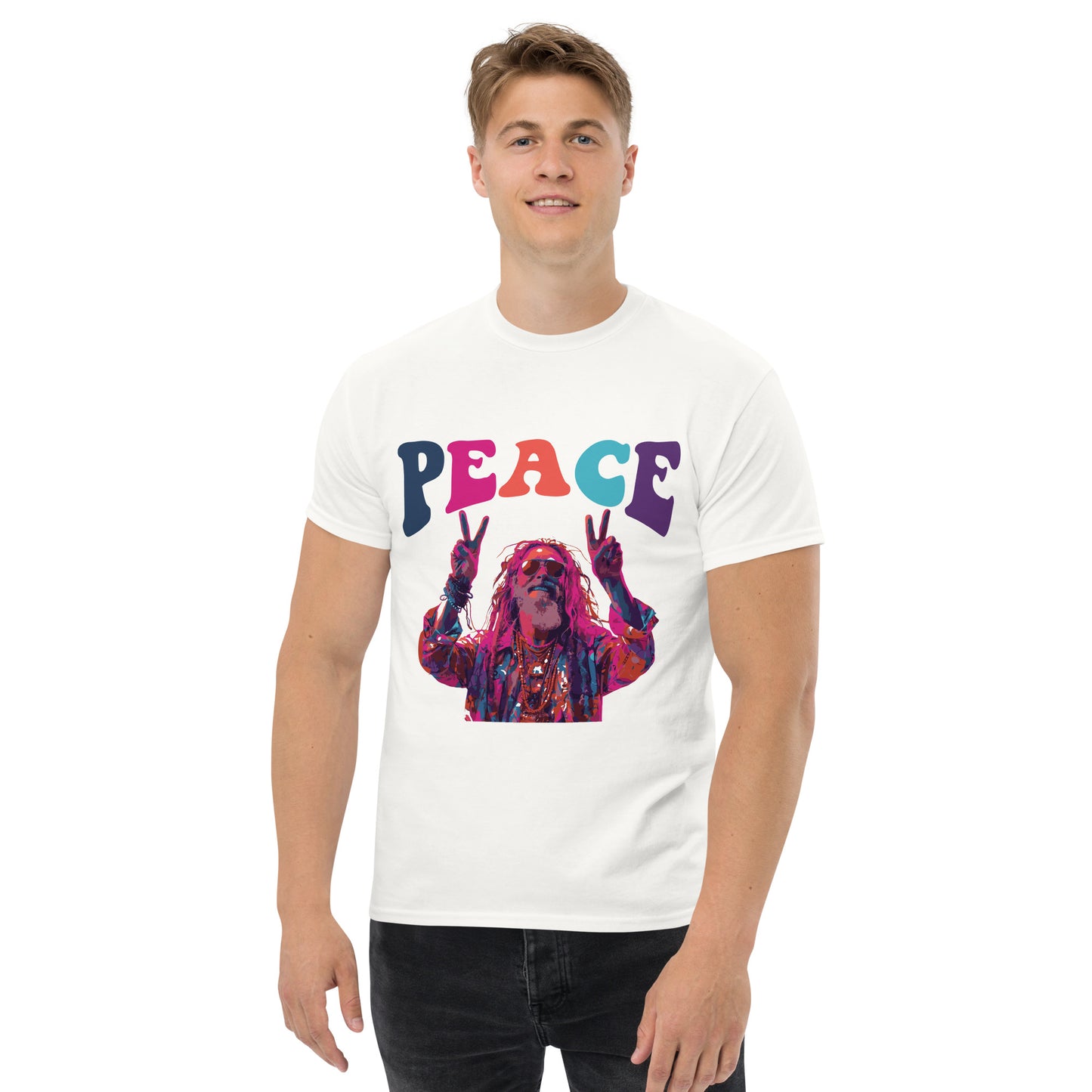 Peace Hippie Unisex classic tee