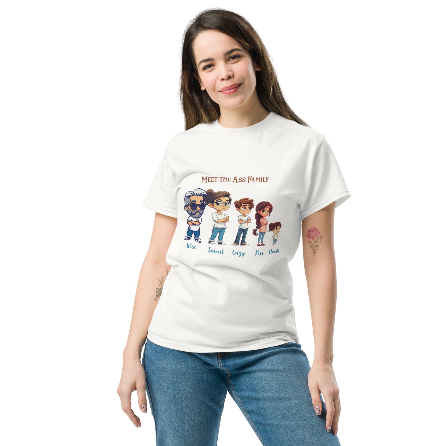 Meet the ass family Unisex classic tee