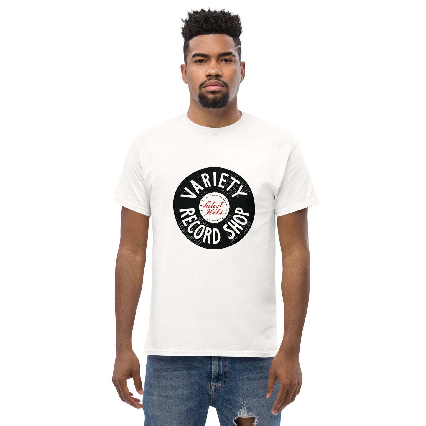 Old school variety records Unisex classic tee