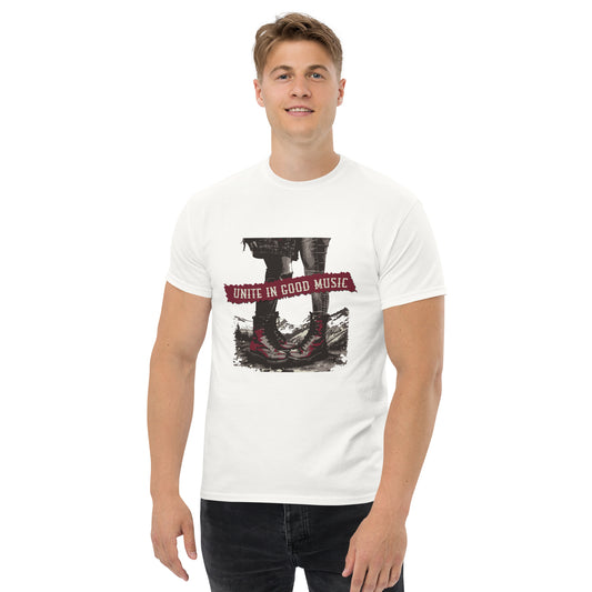 Unite in good music Unisex classic tee