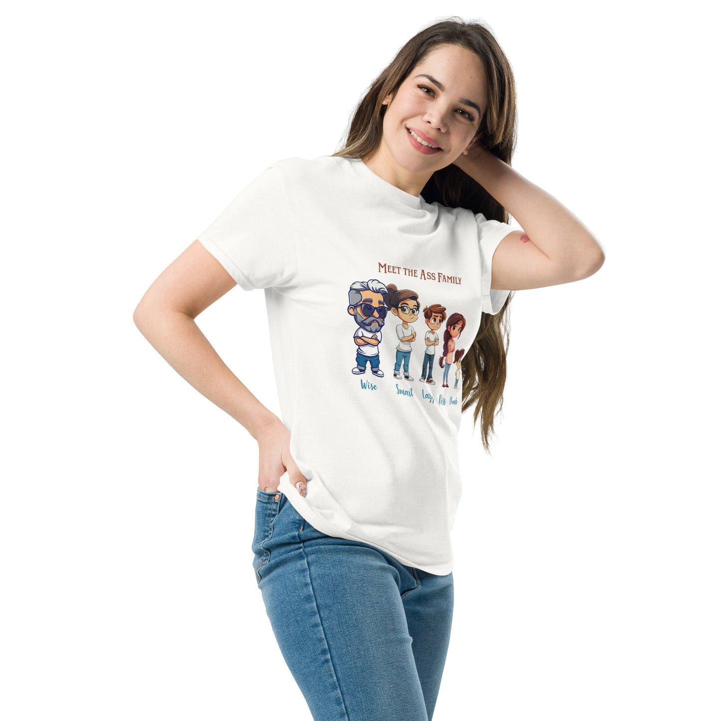 Meet the ass family Unisex classic tee