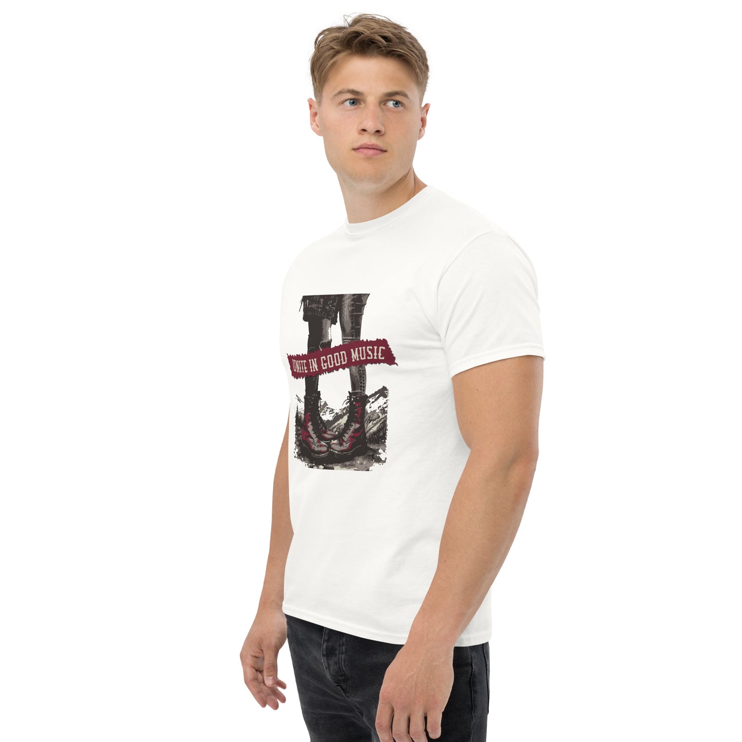 Unite in good music Unisex classic tee