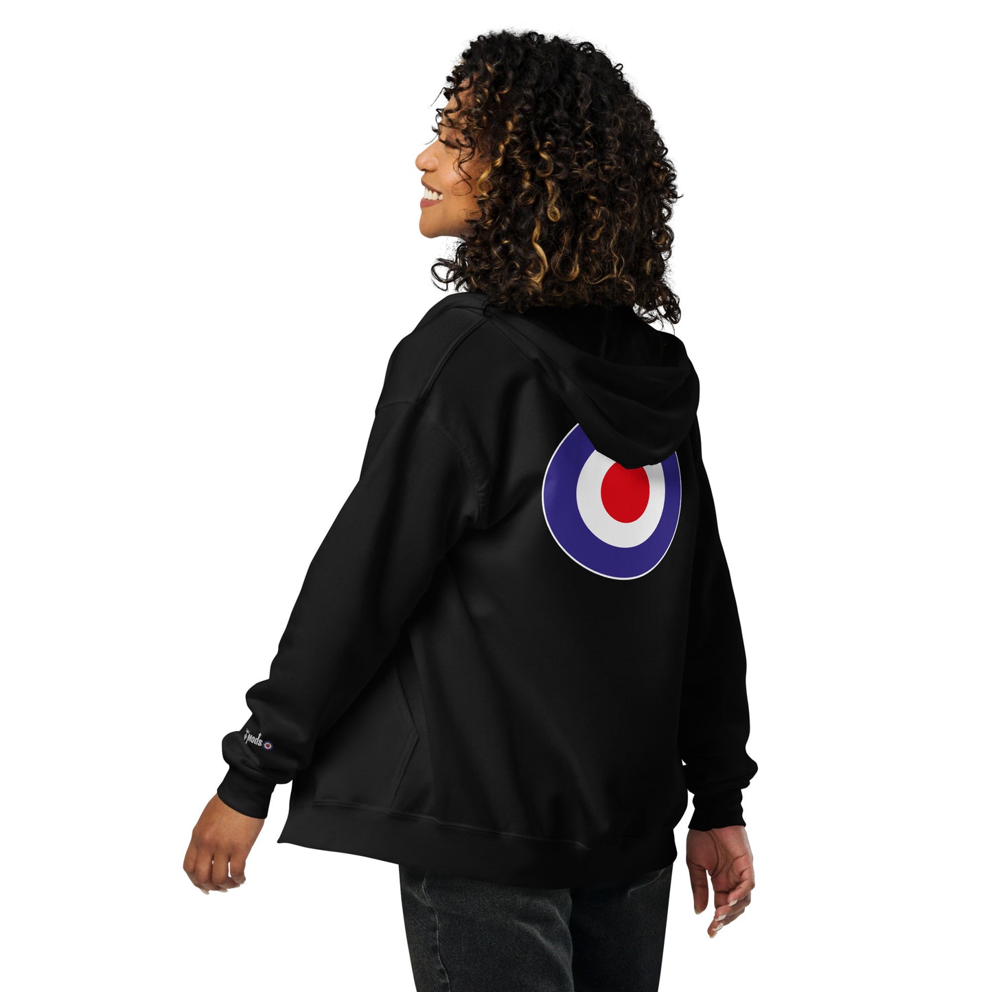 Mods Roundel Unisex heavy blend zip hoodie