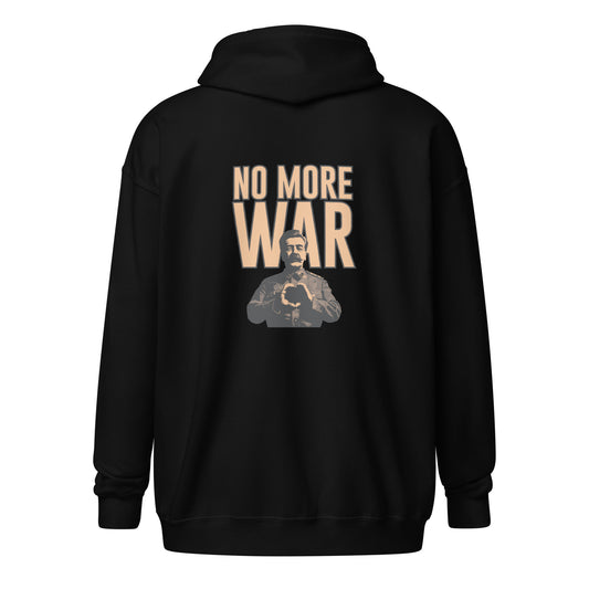 no more War Unisex heavy blend zip hoodie