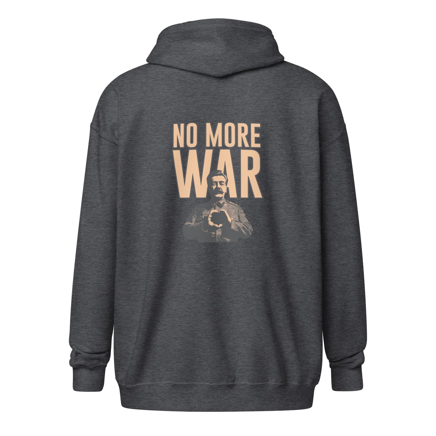 no more War Unisex heavy blend zip hoodie