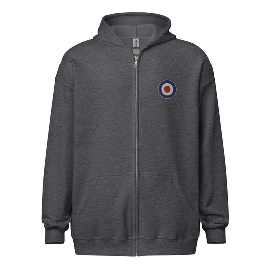 Mods Roundel Unisex heavy blend zip hoodie