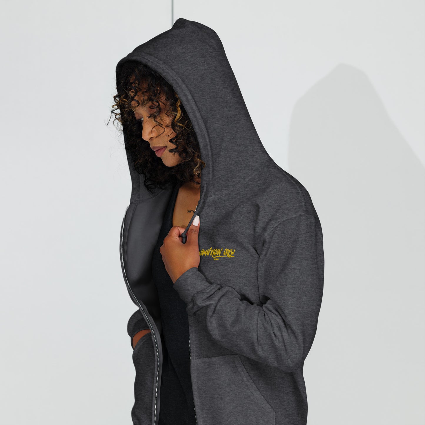 Jamafrican crew Unisex heavy blend zip hoodie