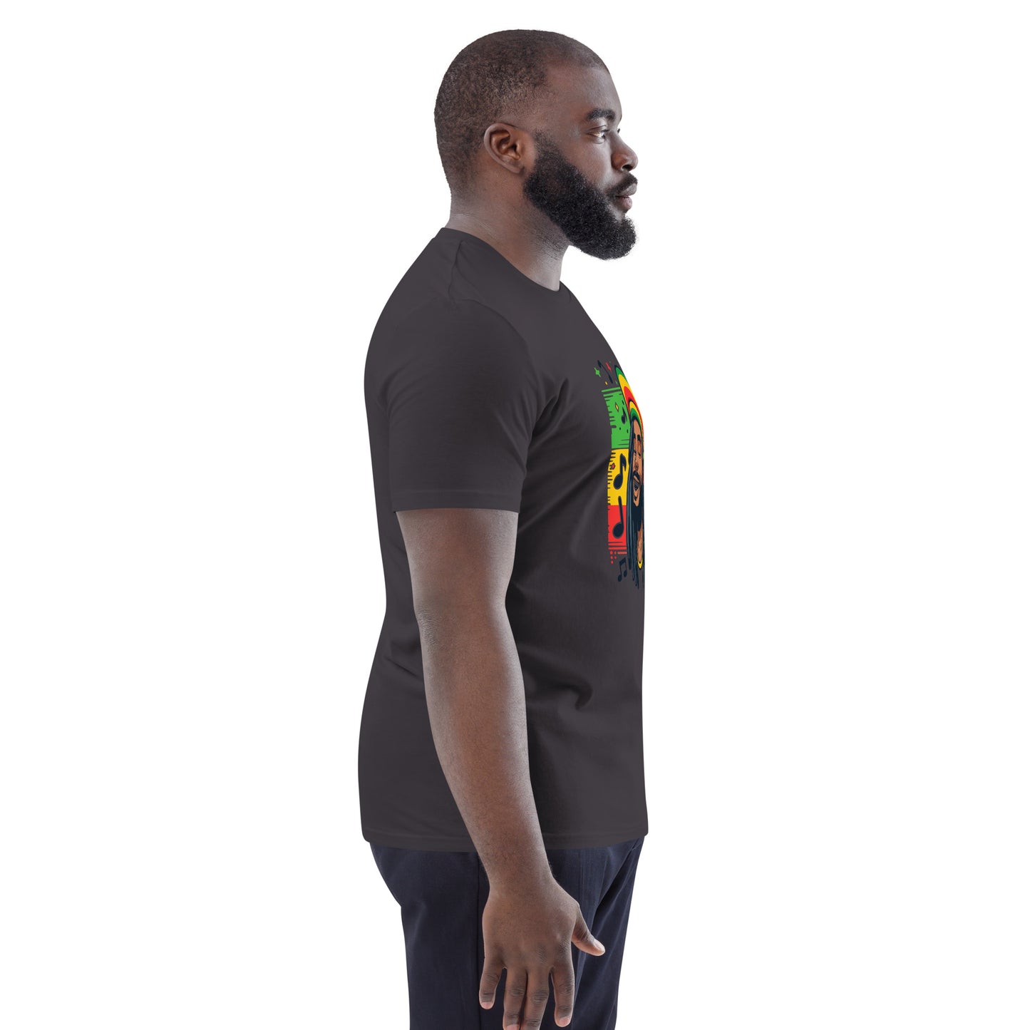 Rasta Man Unisex organic cotton t-shirt