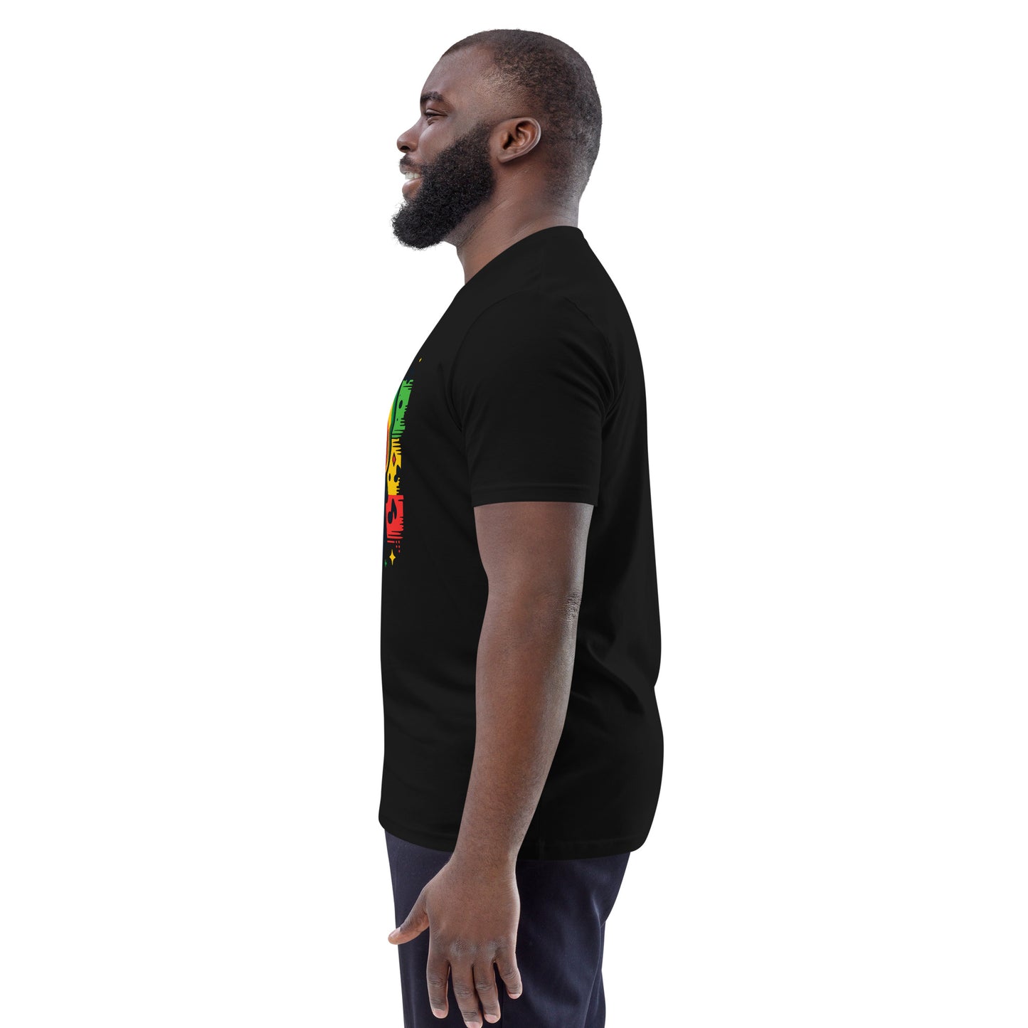 Rasta Man Unisex organic cotton t-shirt