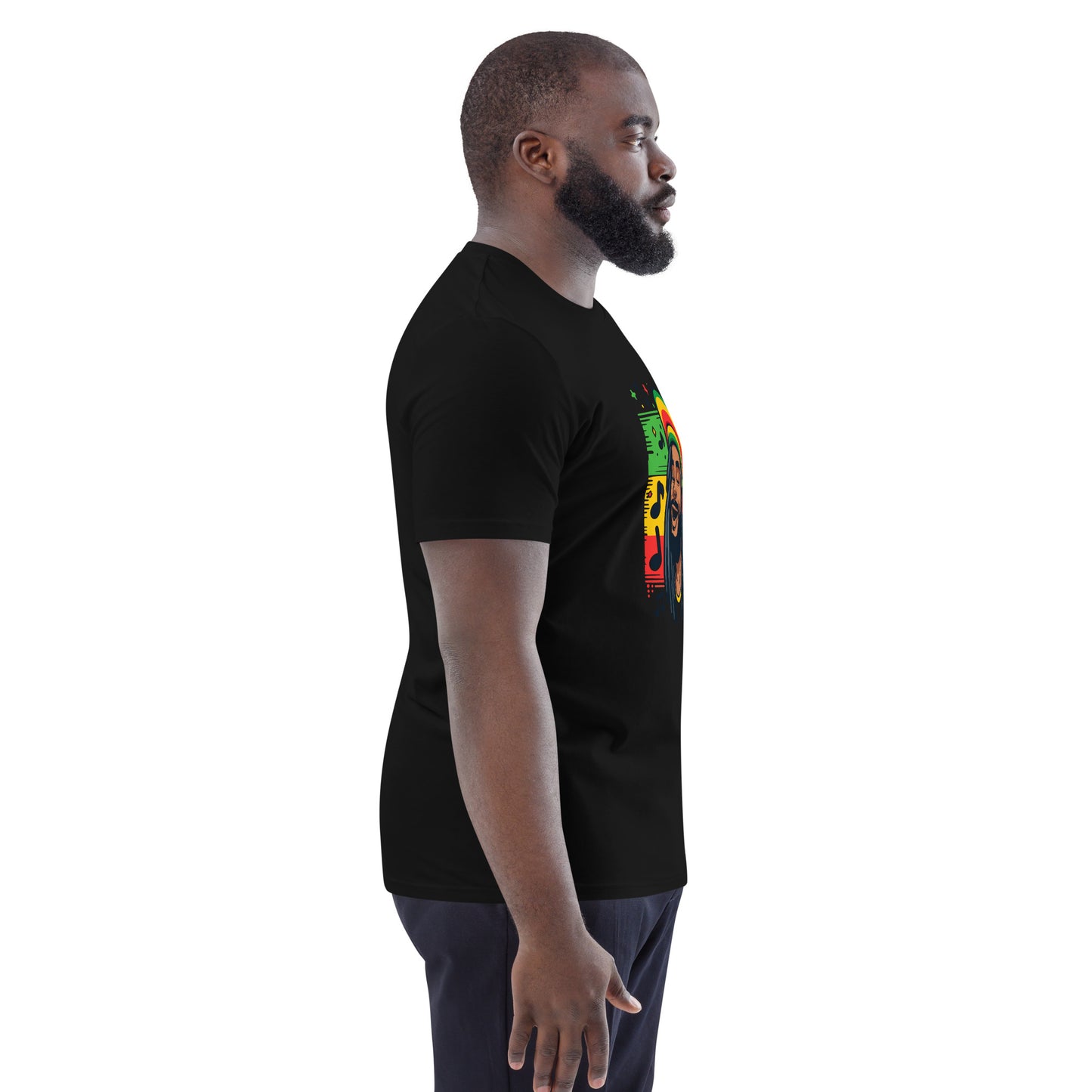 Rasta Man Unisex organic cotton t-shirt