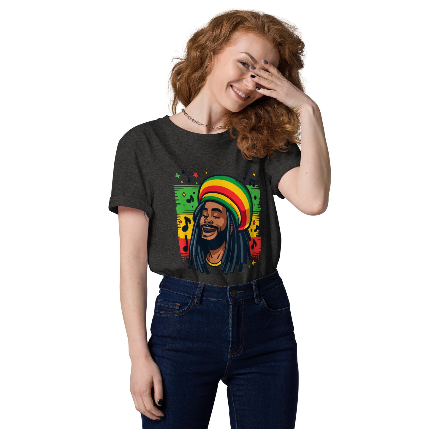 Rasta Man Unisex organic cotton t-shirt