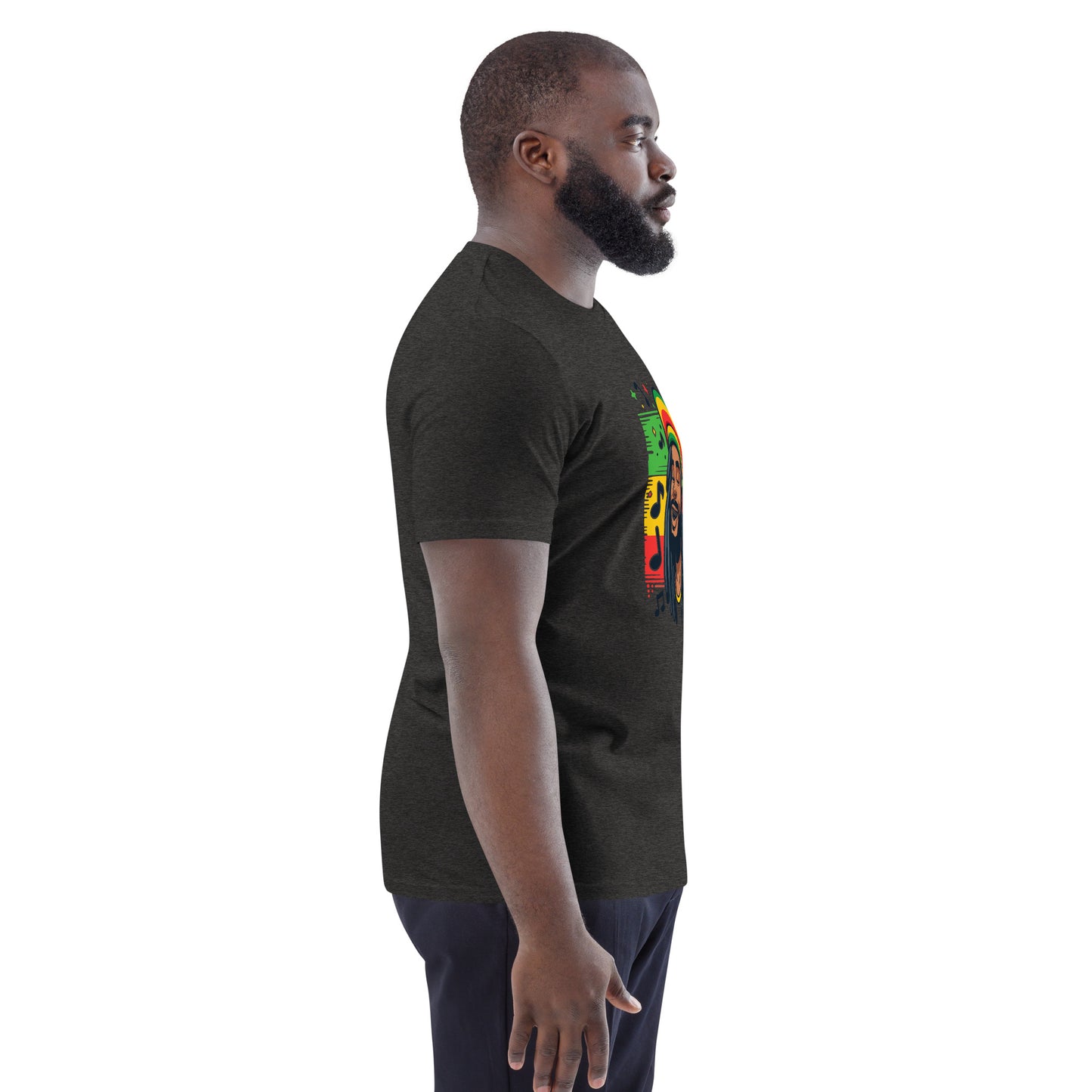 Rasta Man Unisex organic cotton t-shirt