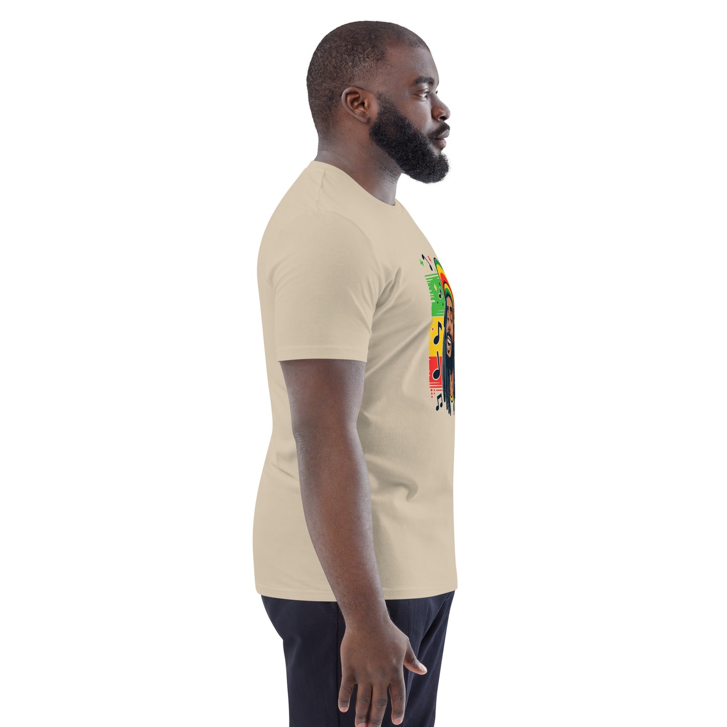 Rasta Man Unisex organic cotton t-shirt