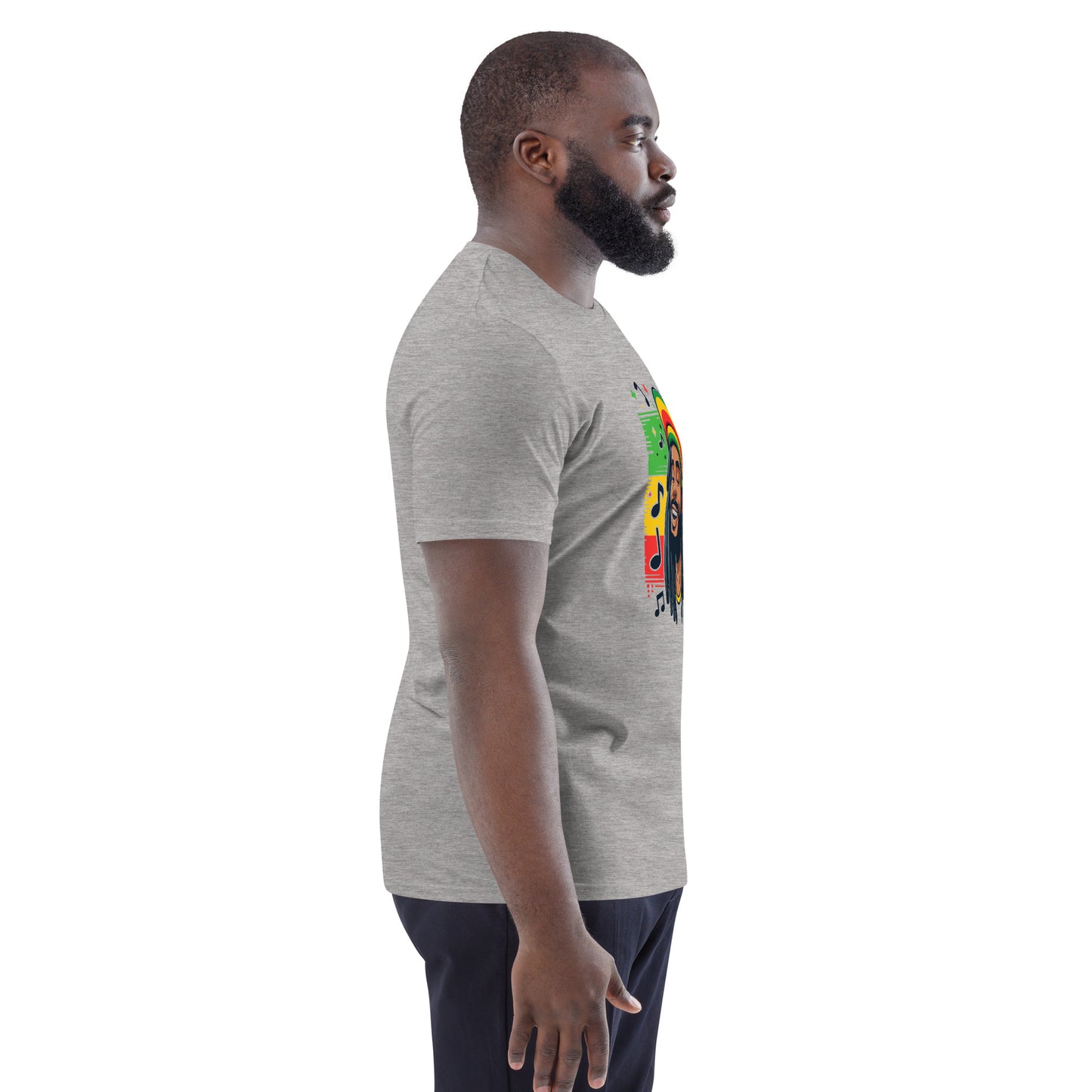 Rasta Man Unisex organic cotton t-shirt