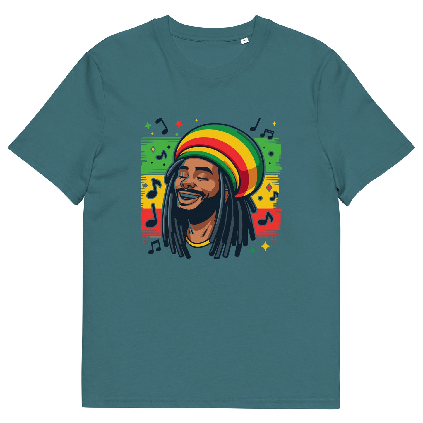 Rasta Man Unisex organic cotton t-shirt