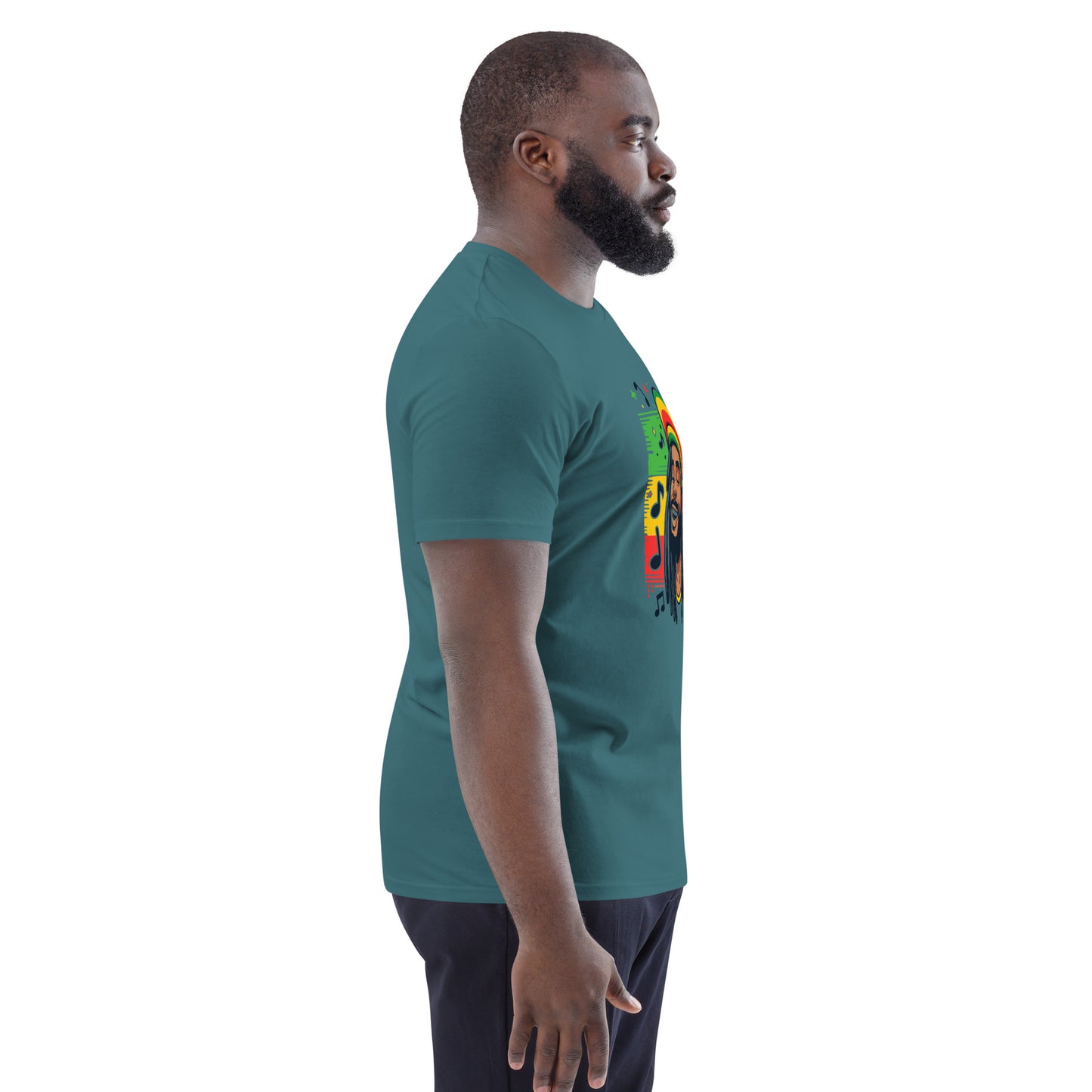 Rasta Man Unisex organic cotton t-shirt