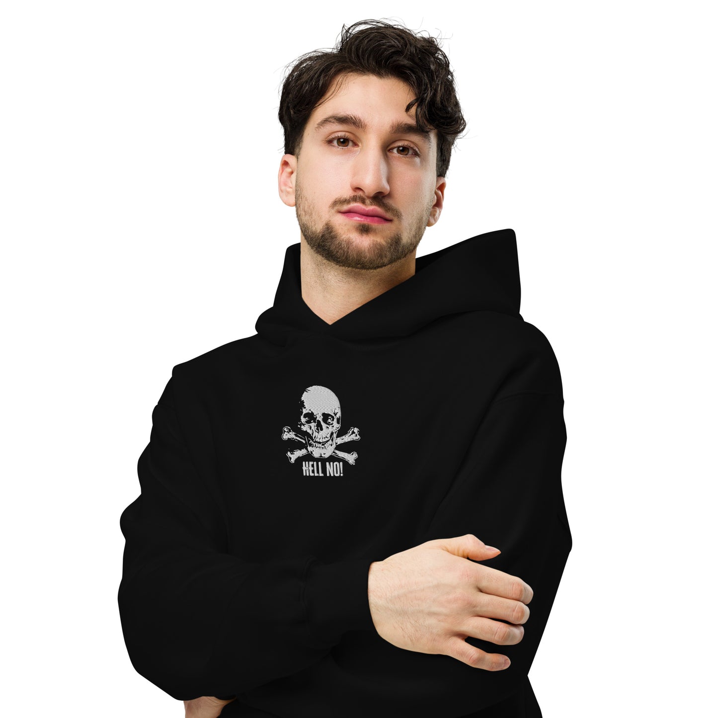 Hell No Unisex oversized hoodie