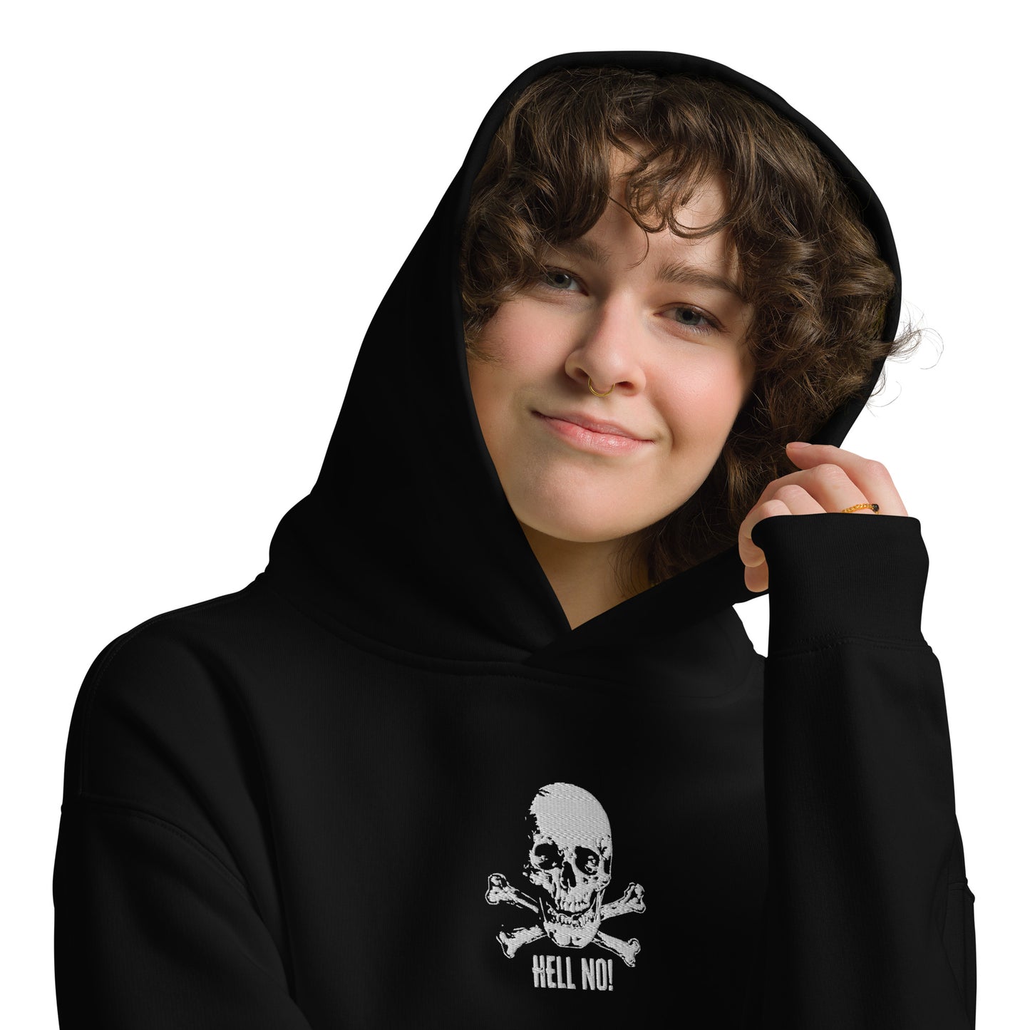 Hell No Unisex oversized hoodie