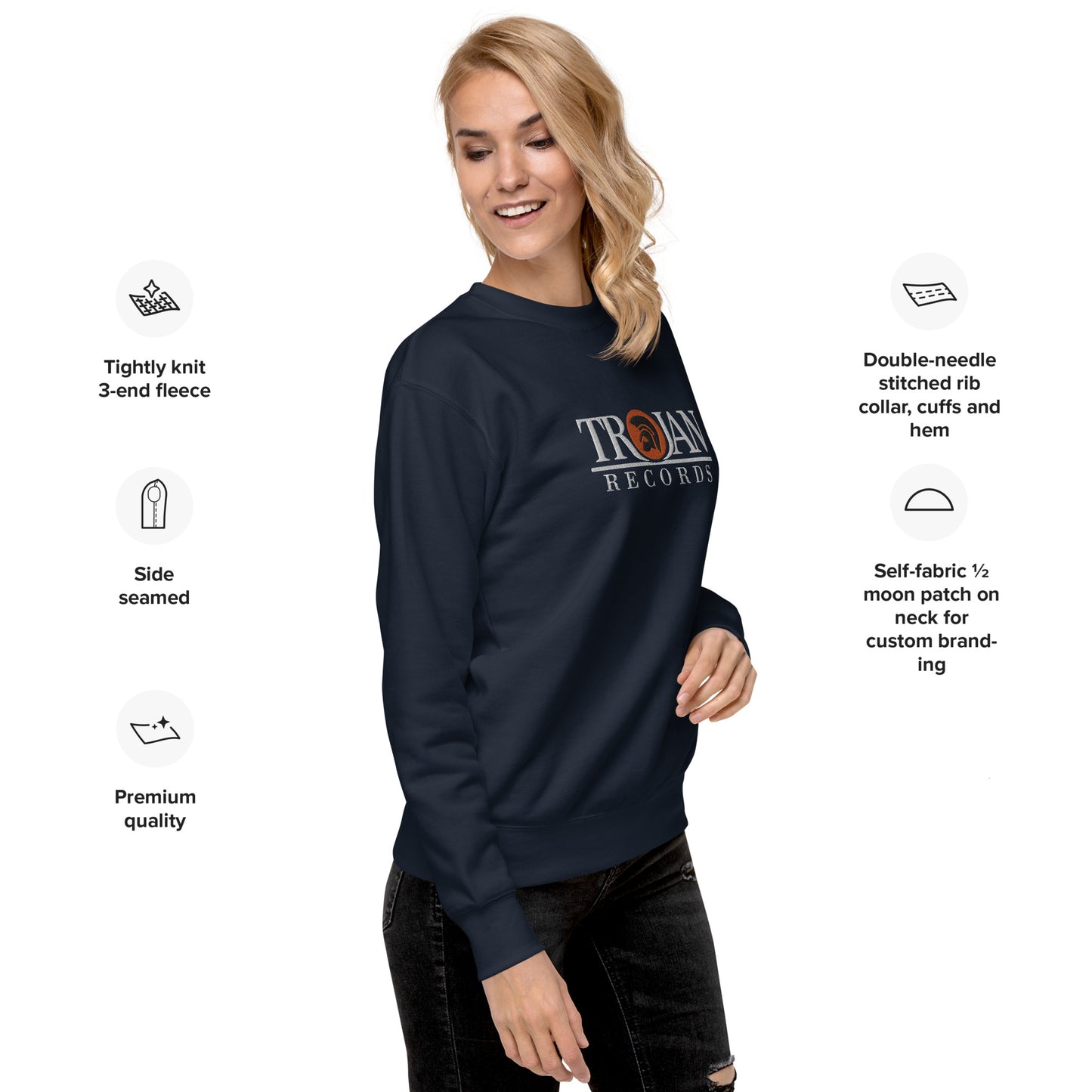 Trojan Records Unisex Premium Sweatshirt