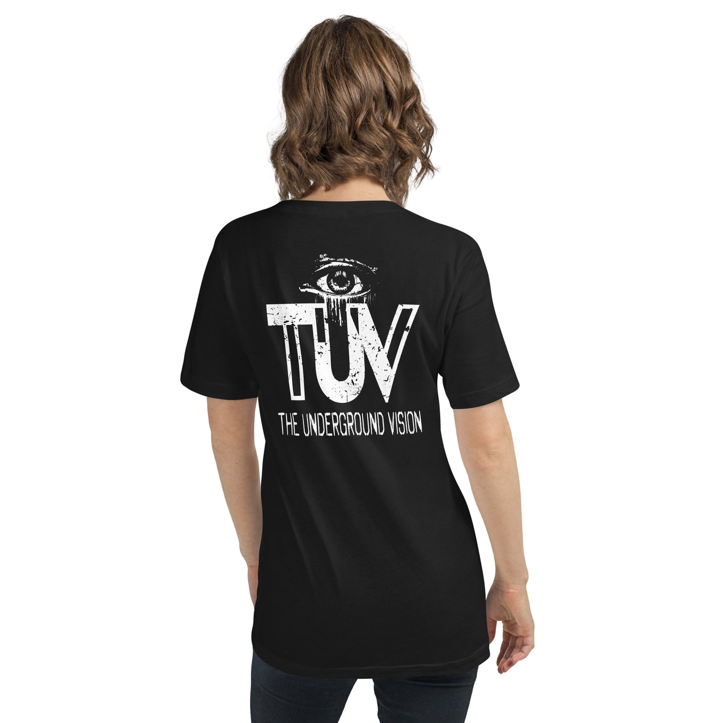 The Underground Vision Unisex Short Sleeve V-Neck T-Shirt