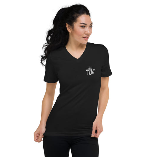 TUV the Underground vision Unisex Short Sleeve V-Neck T-Shirt