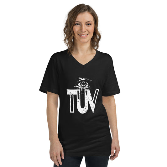 TUV the Underground Vision Unisex Short Sleeve V-Neck T-Shirt