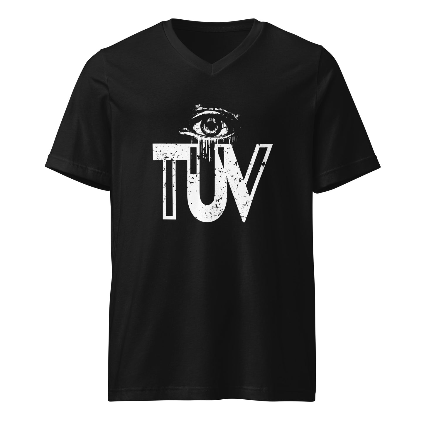 TUV the Underground Vision Unisex Short Sleeve V-Neck T-Shirt