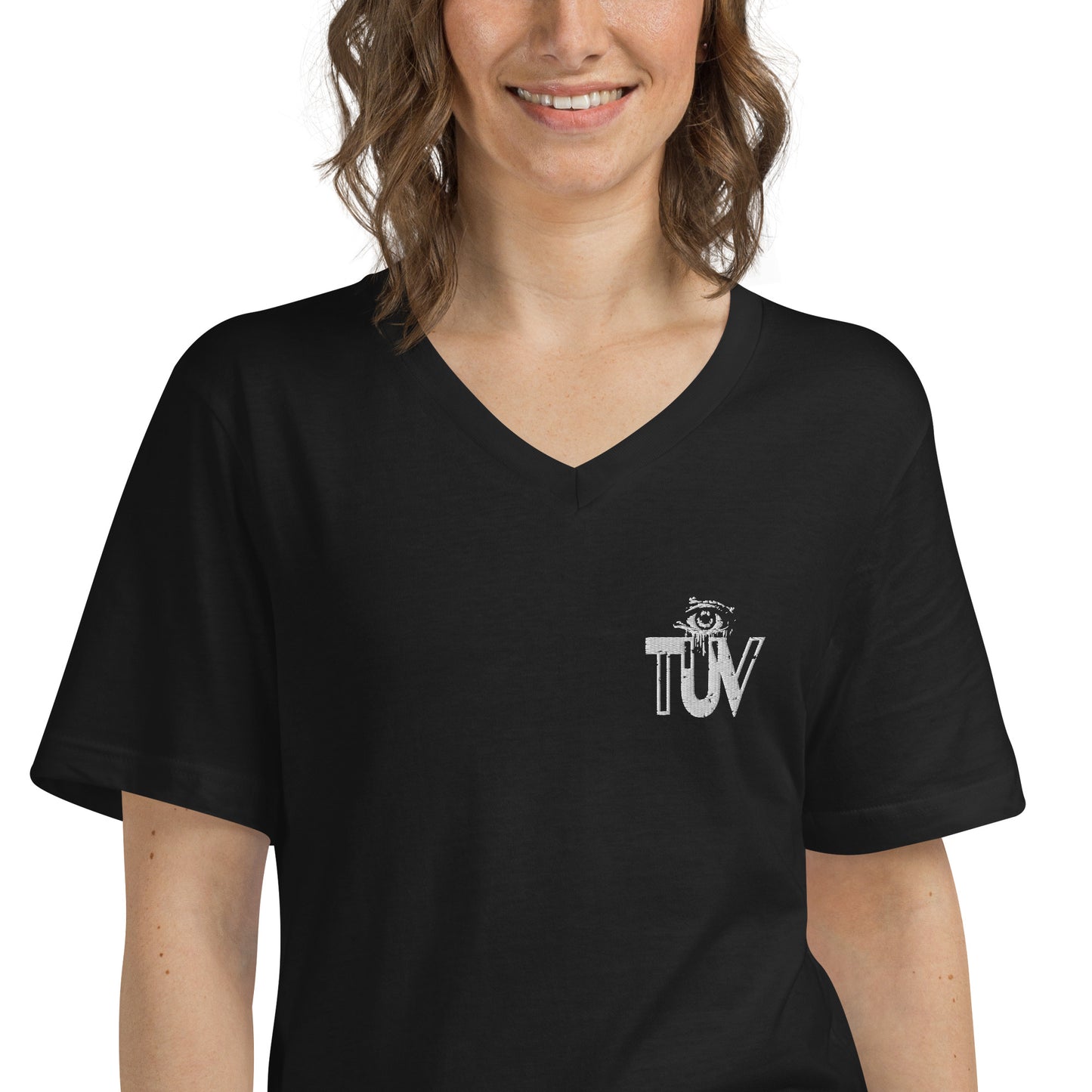 TUV the Underground vision Unisex Short Sleeve V-Neck T-Shirt