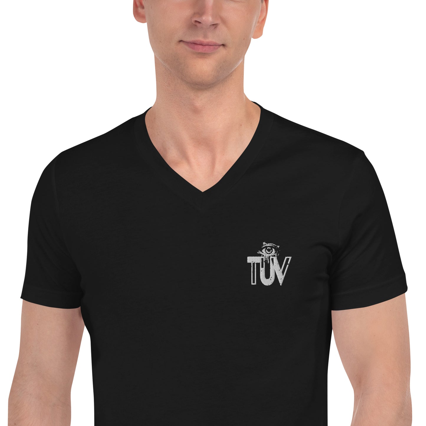 TUV the Underground vision Unisex Short Sleeve V-Neck T-Shirt