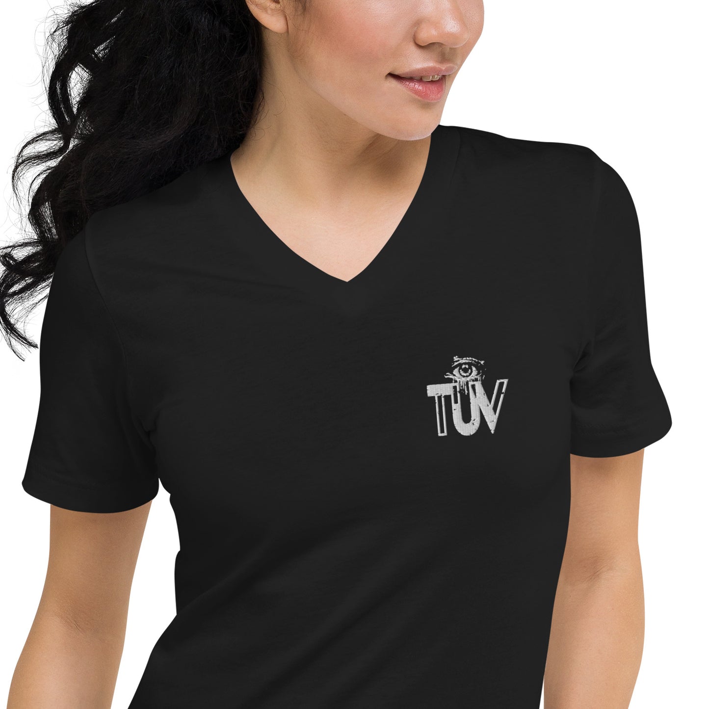 TUV the Underground vision Unisex Short Sleeve V-Neck T-Shirt