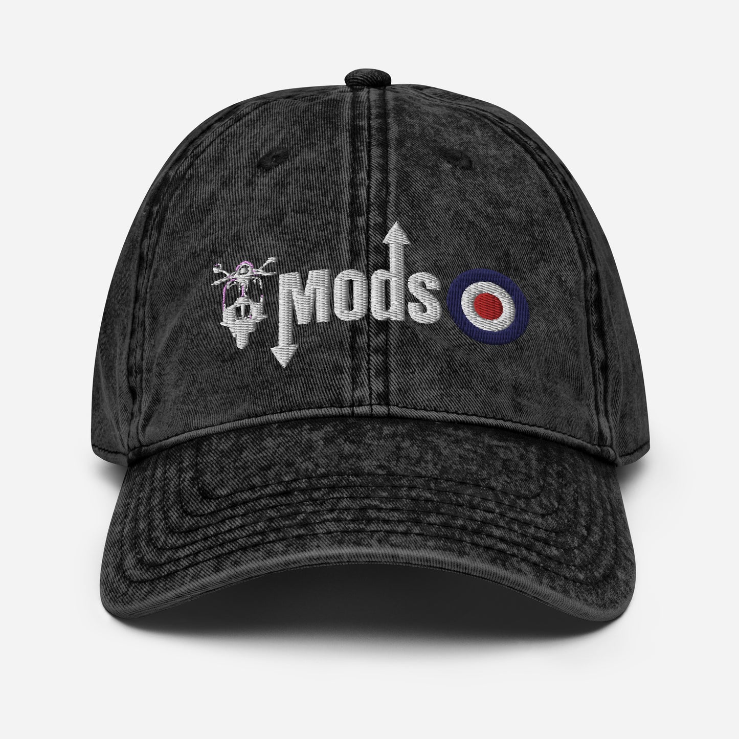 Mods Scooter Logo Vintage Cotton Twill Cap