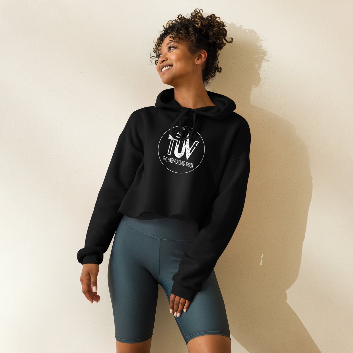 TUV the Underground Vision Crop Hoodie