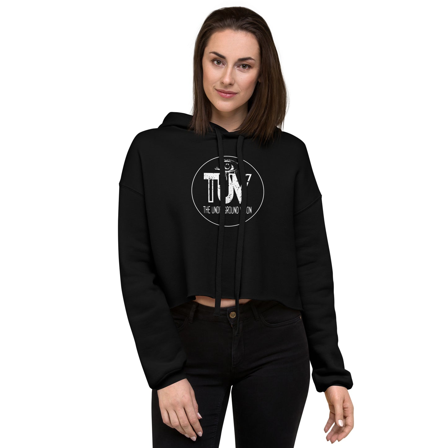 TUV the Underground Vision Crop Hoodie