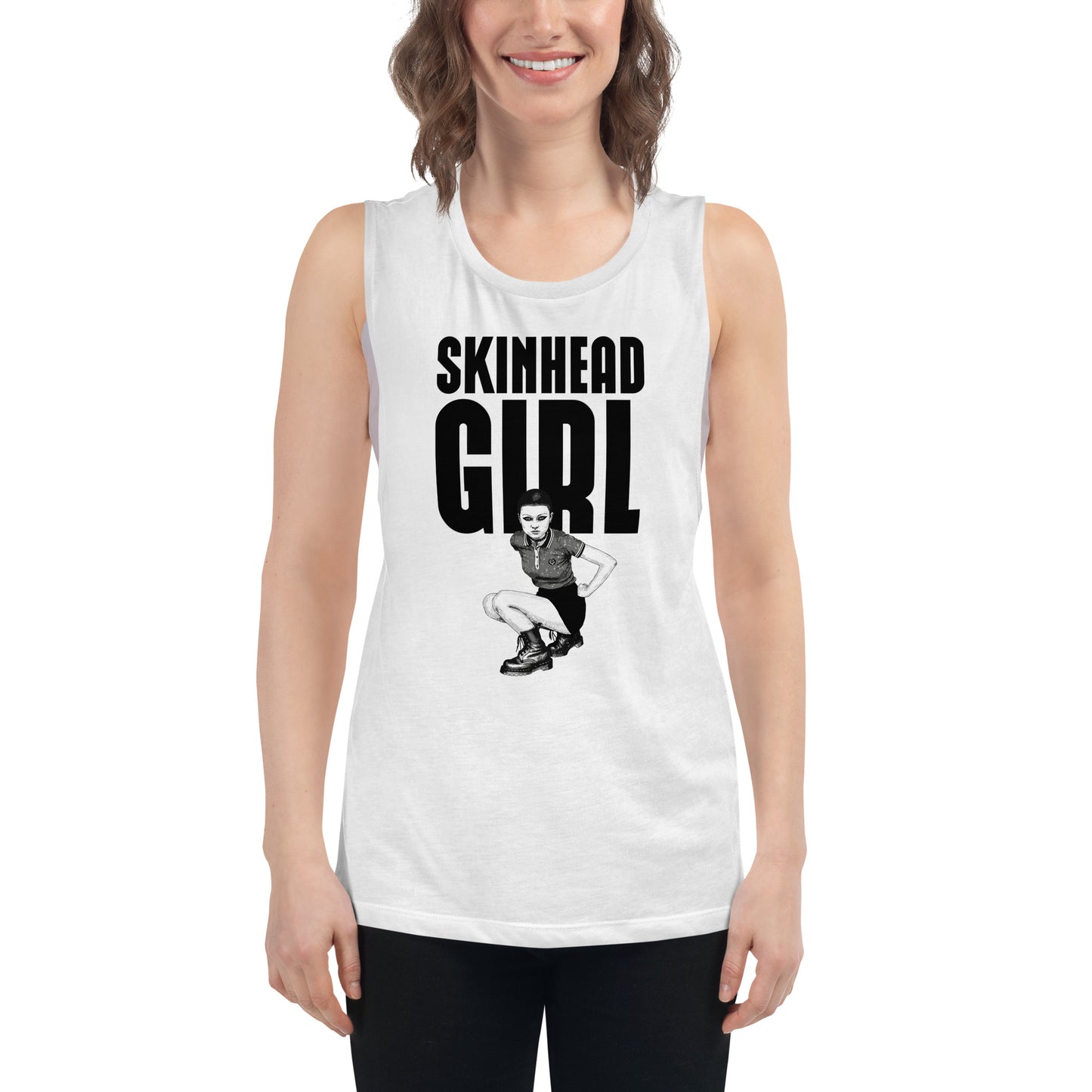 Skinhaed girl Ladies’ Muscle Tank