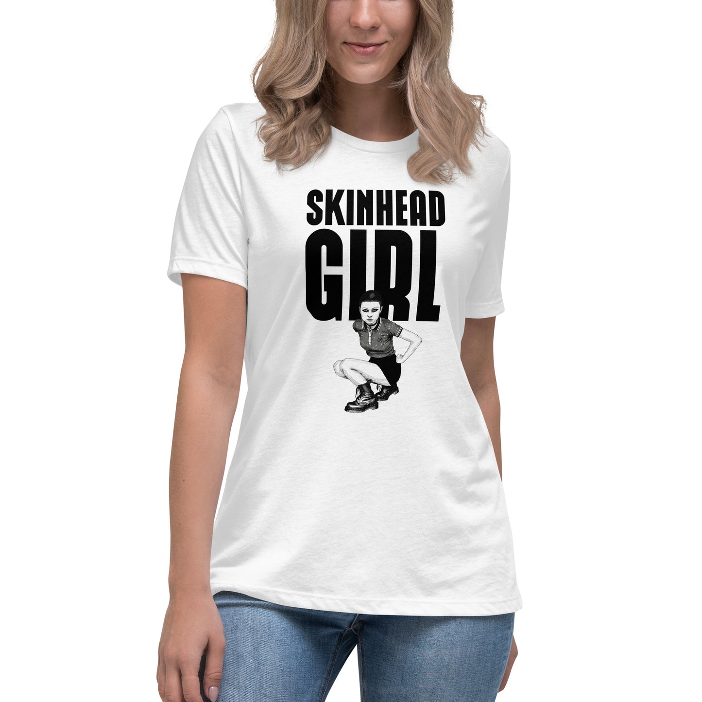 Skinhaed girl Women's Relaxed T-Shirt