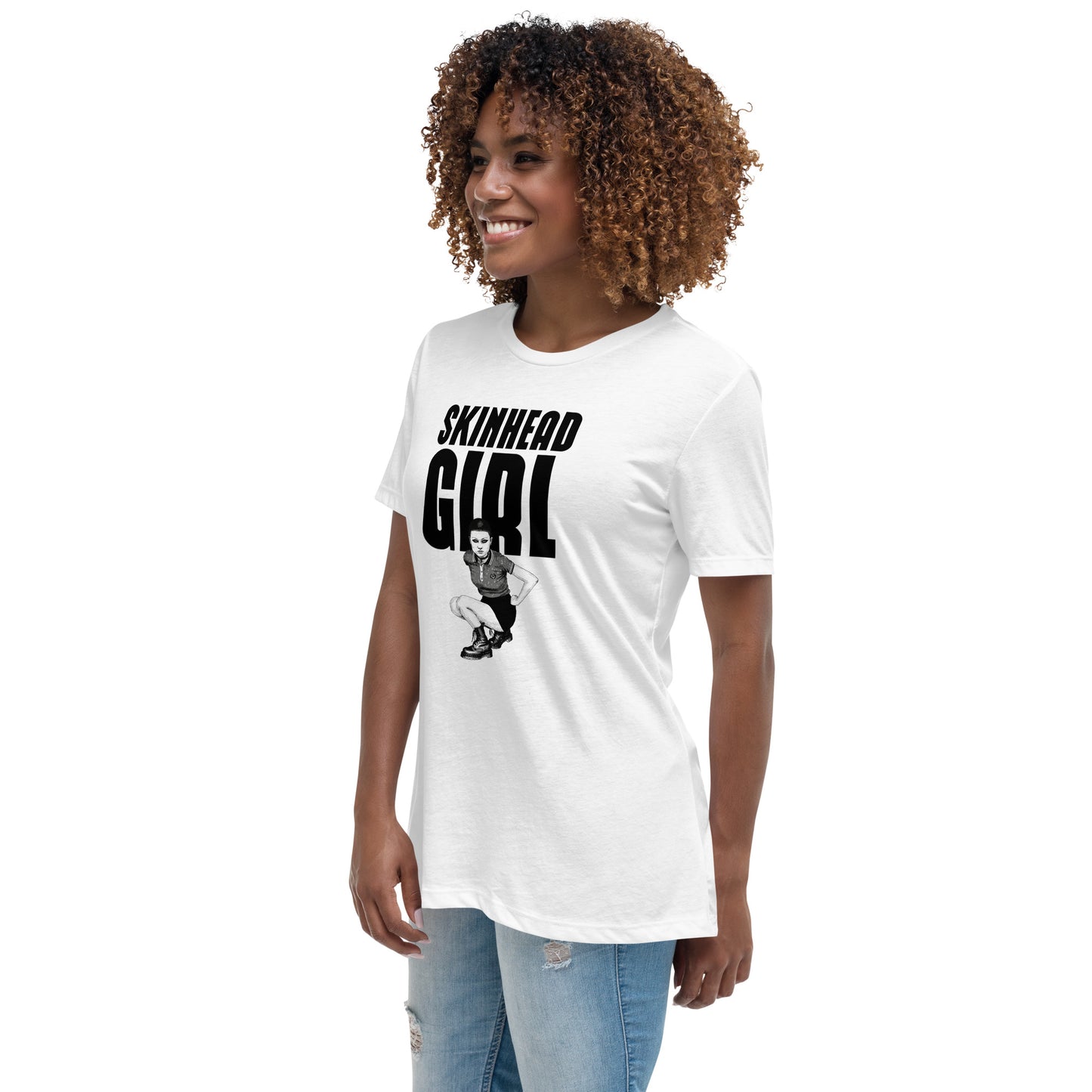 Skinhaed girl Women's Relaxed T-Shirt